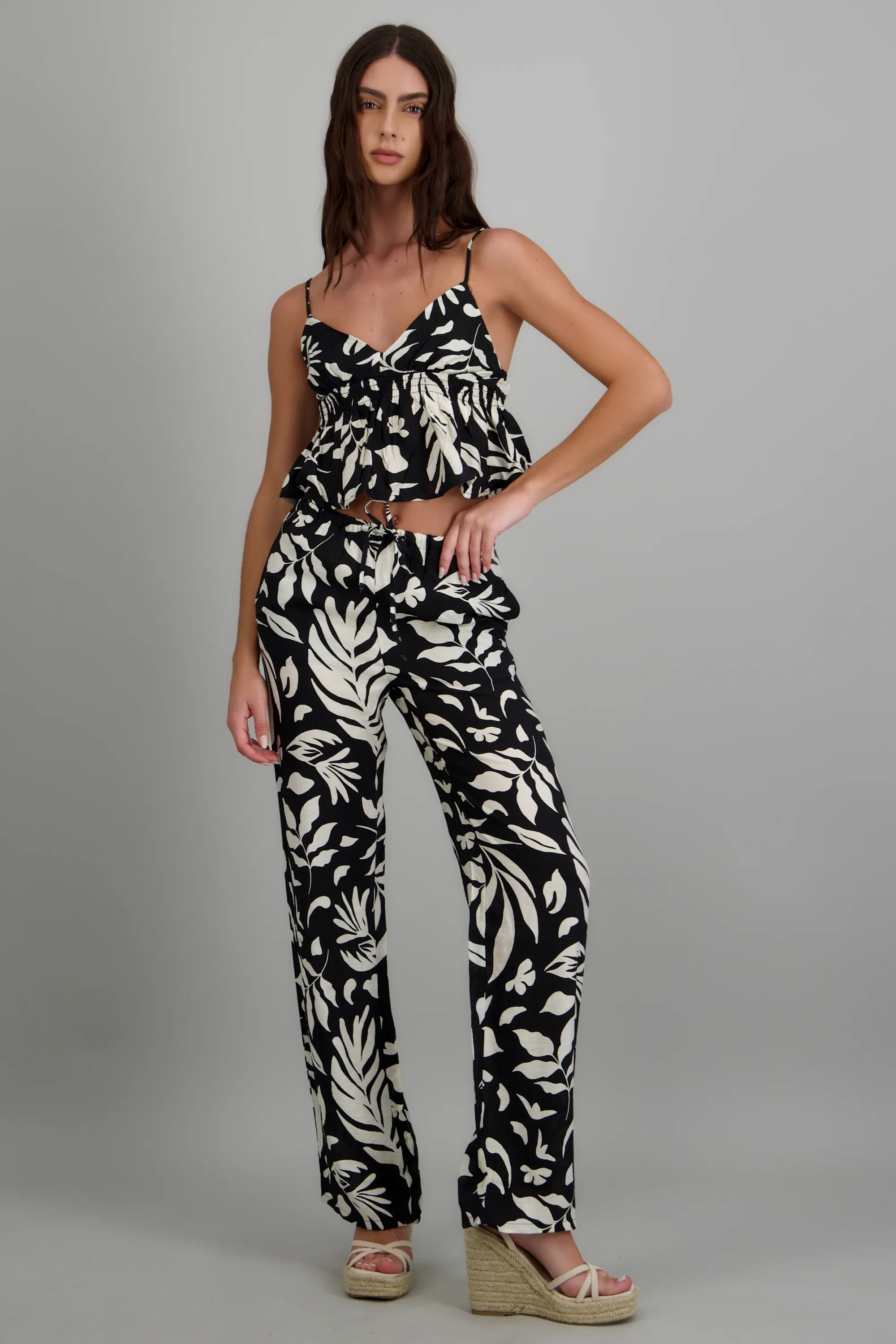 Pantalón con jareta estampado - Image 3