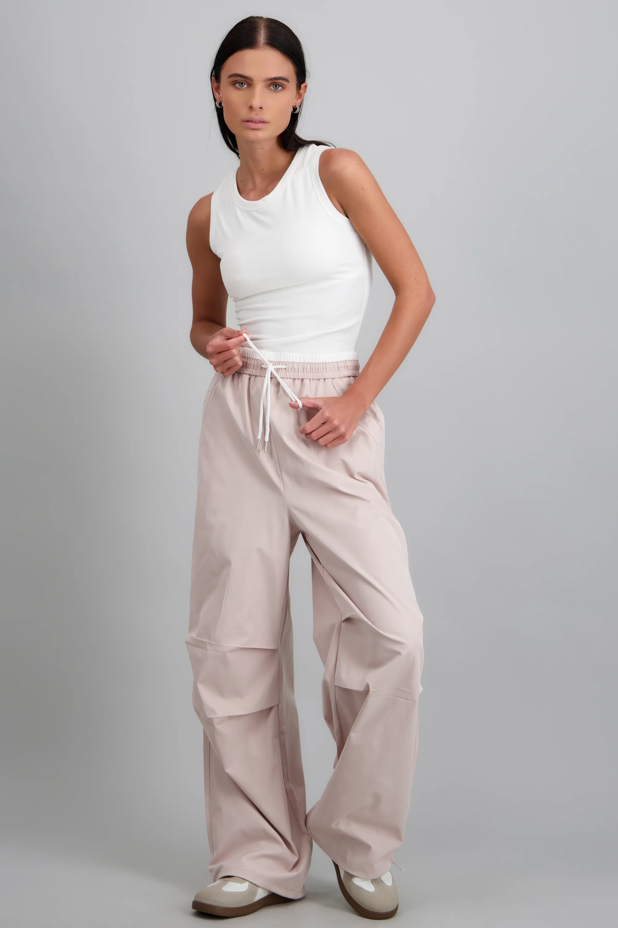 Pantalón de doble pretina con jareta - Image 2