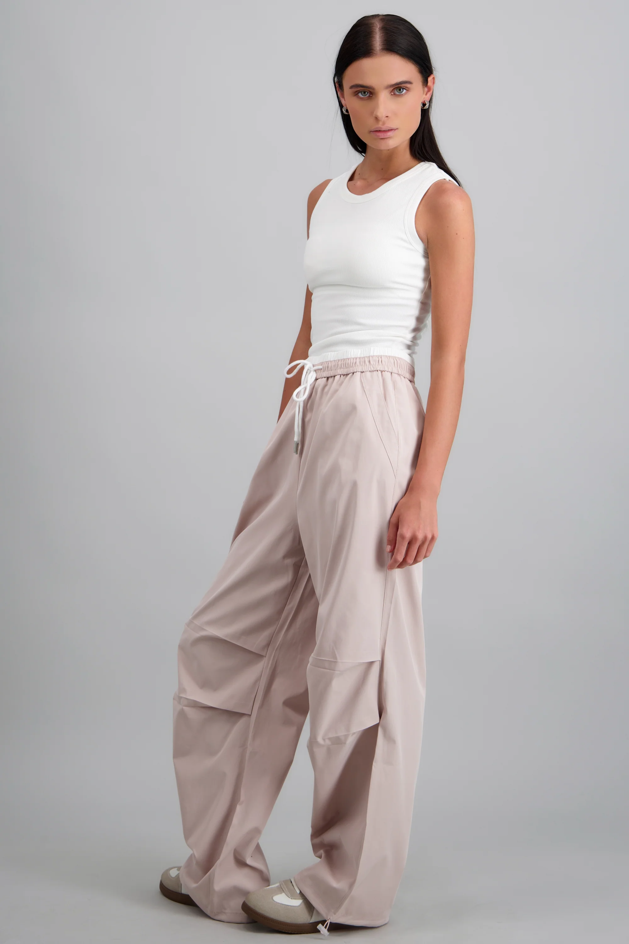 Pantalón de doble pretina con jareta - Image 3