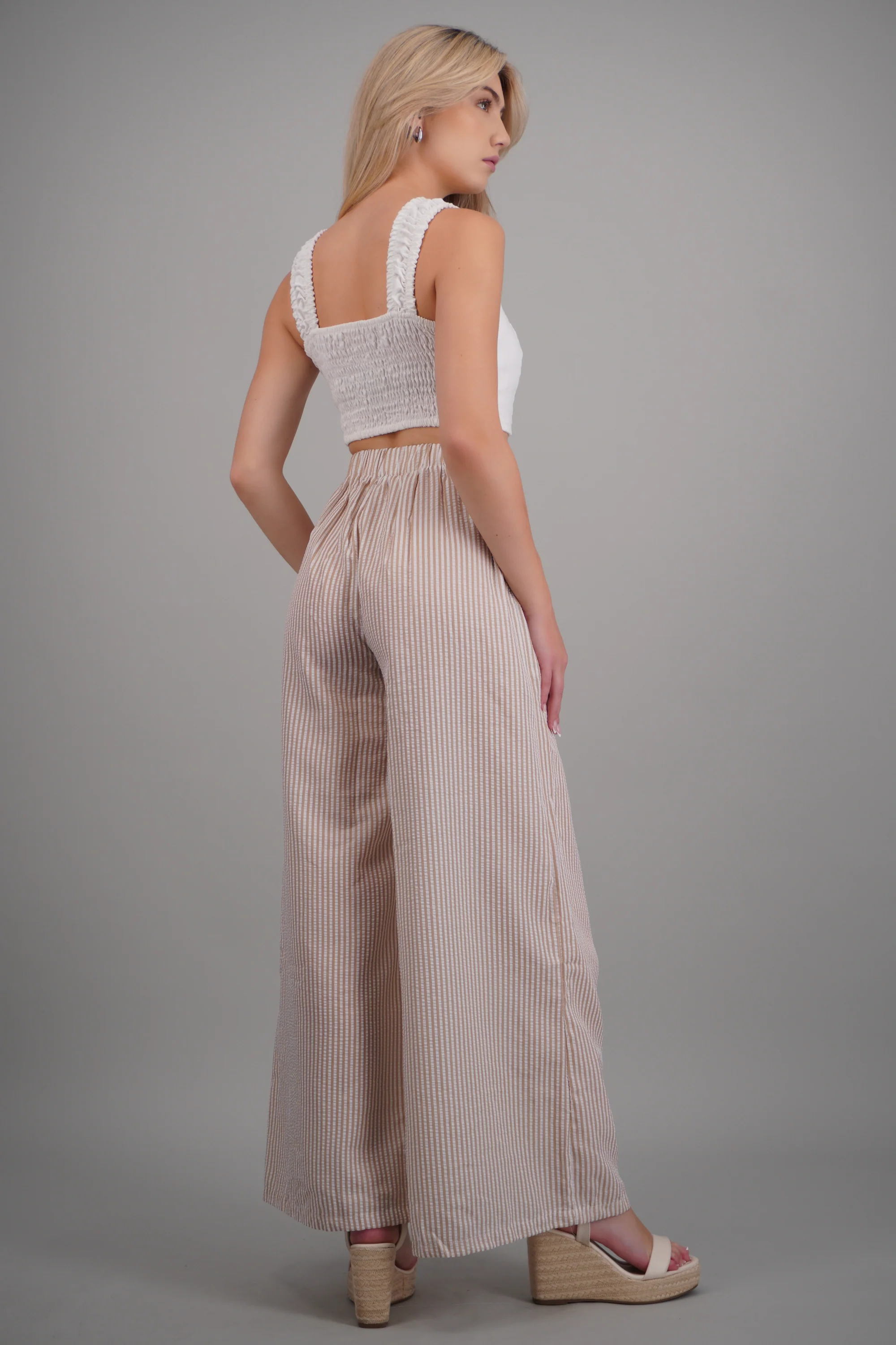 Pantalón de rayas detalle pinzas - Image 4