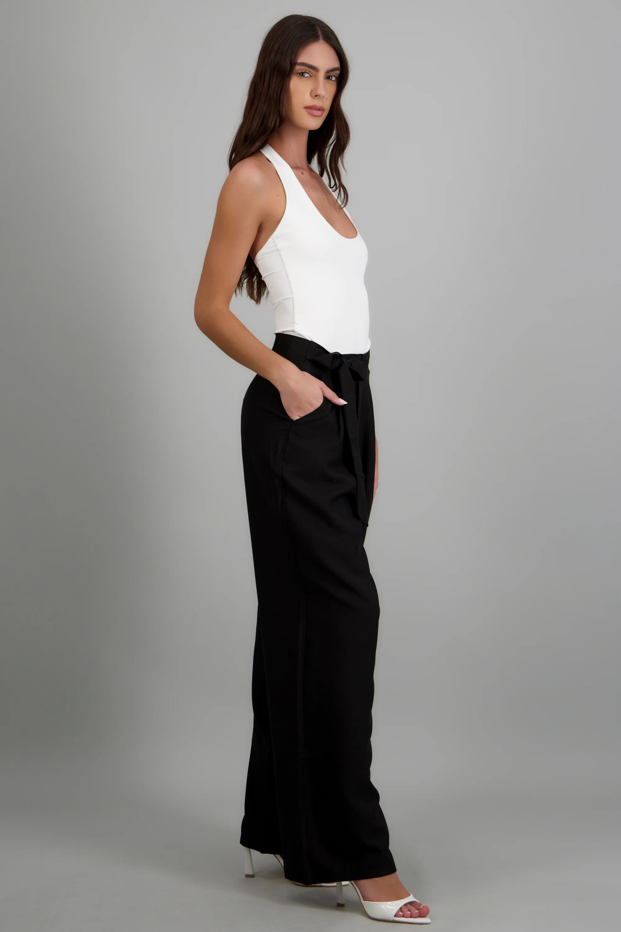 Pantalon de vestir detalle liston - Image 2