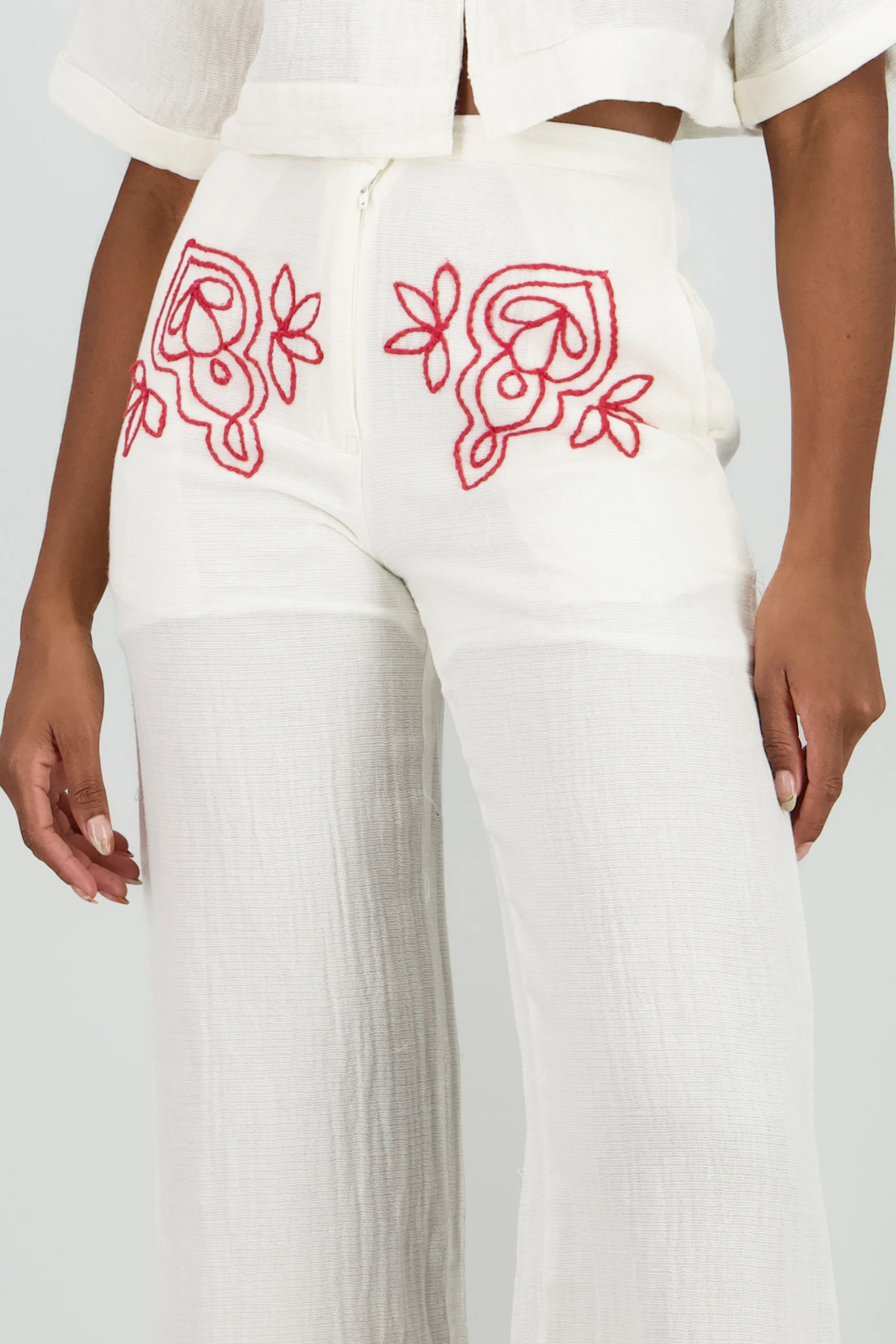 Pantalon detalle bordado - Image 5