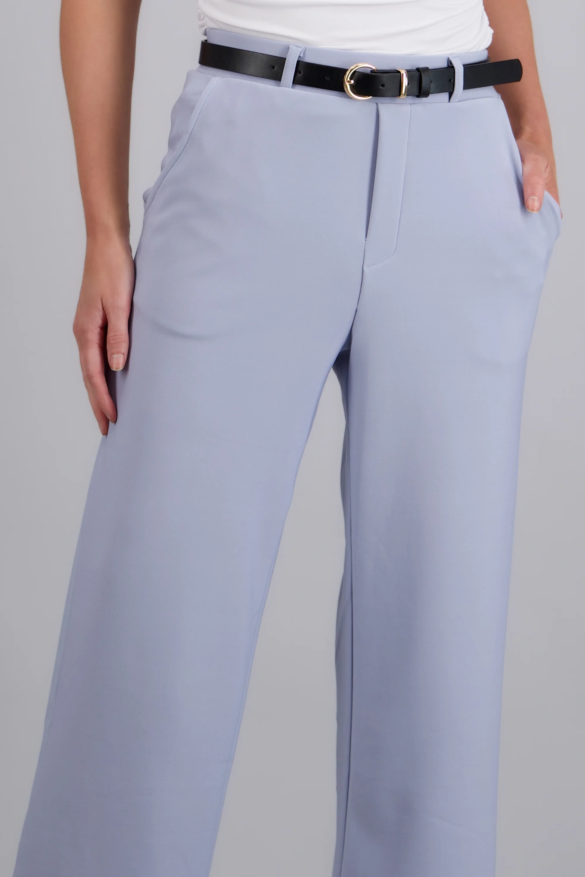 Pantalon estilo recto con cinturon - Image 5