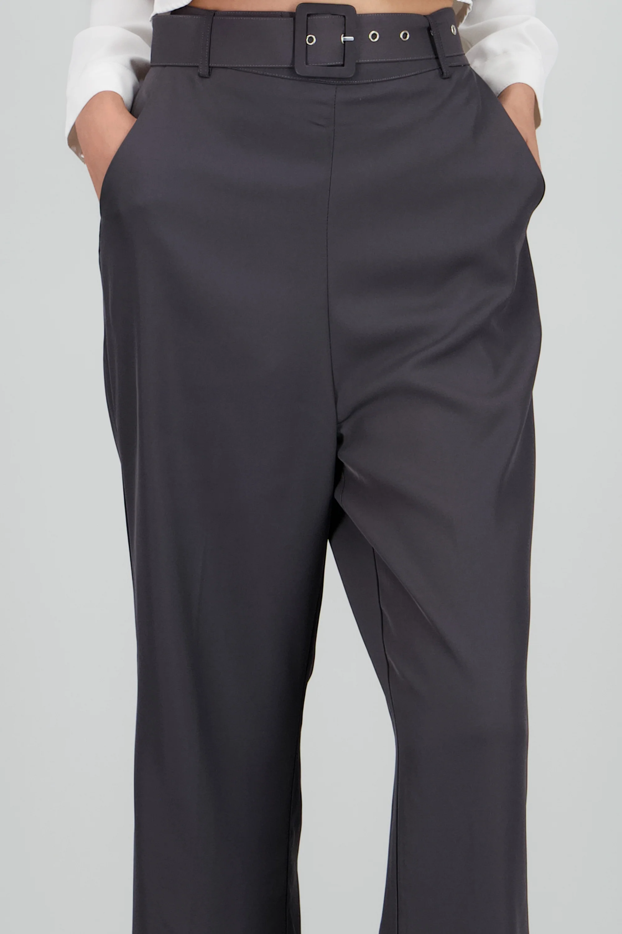 Pantalon flare detalle dobladillo - Image 5