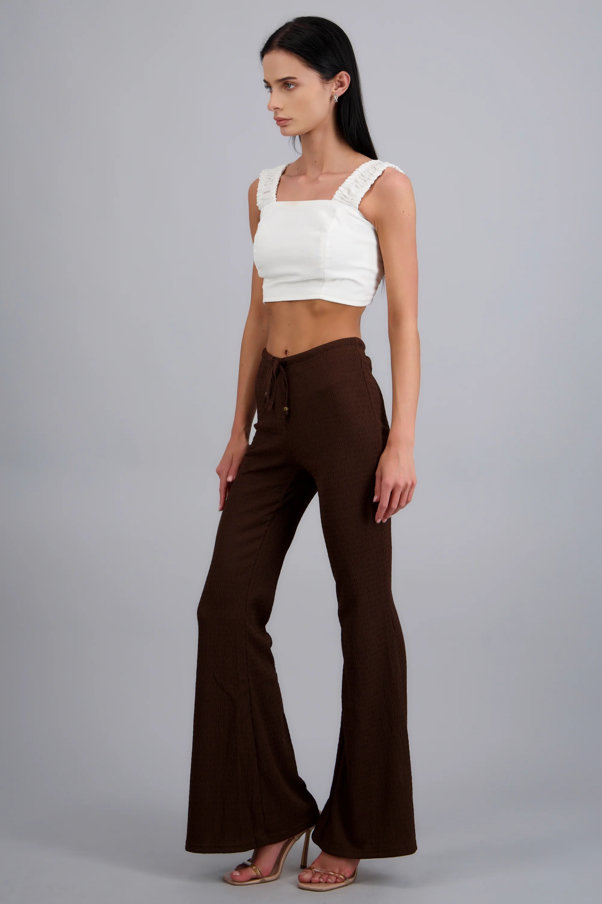 PANTALON FLARE TEXTURA DET CUENTAS - Image 2