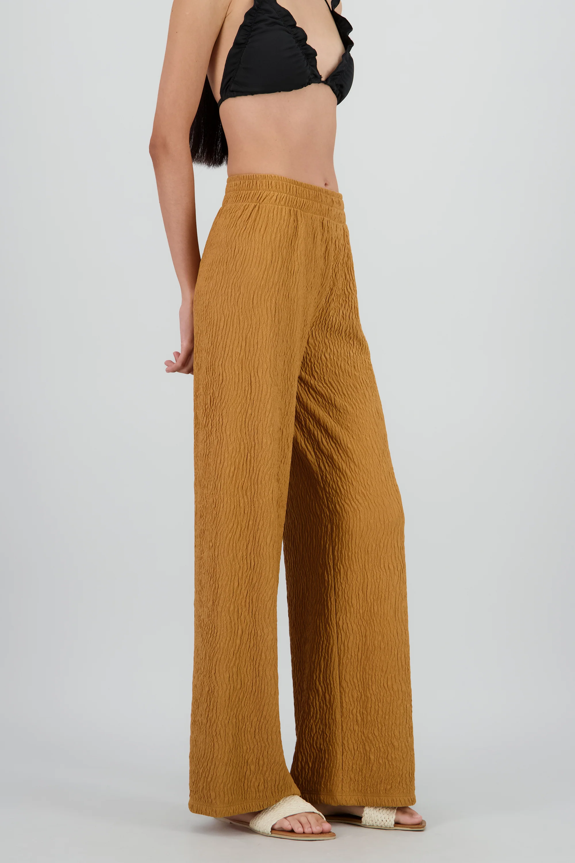 Pantalon flared textura - Image 3