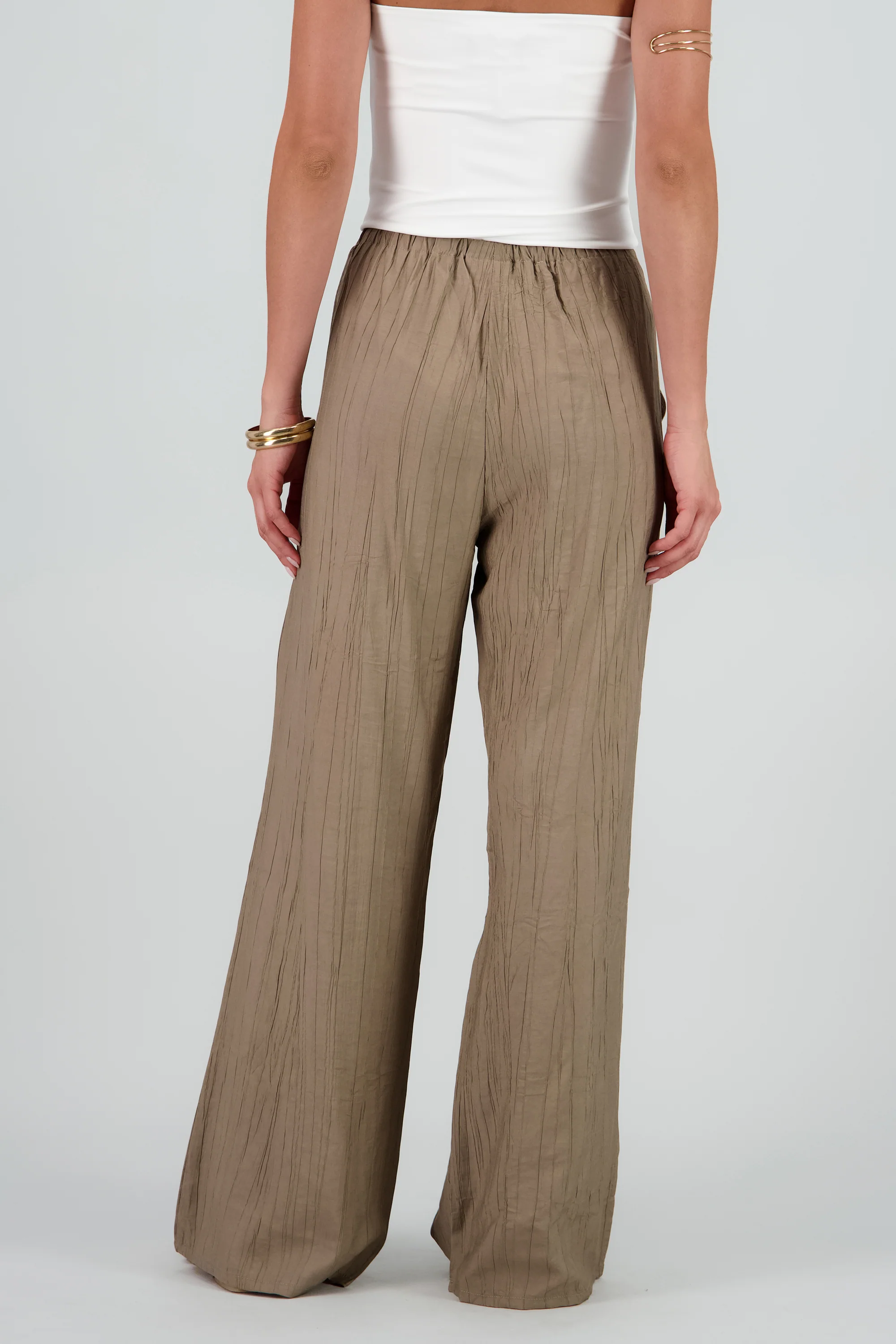 Pantalón fluido detalle jareta funcional - Image 4