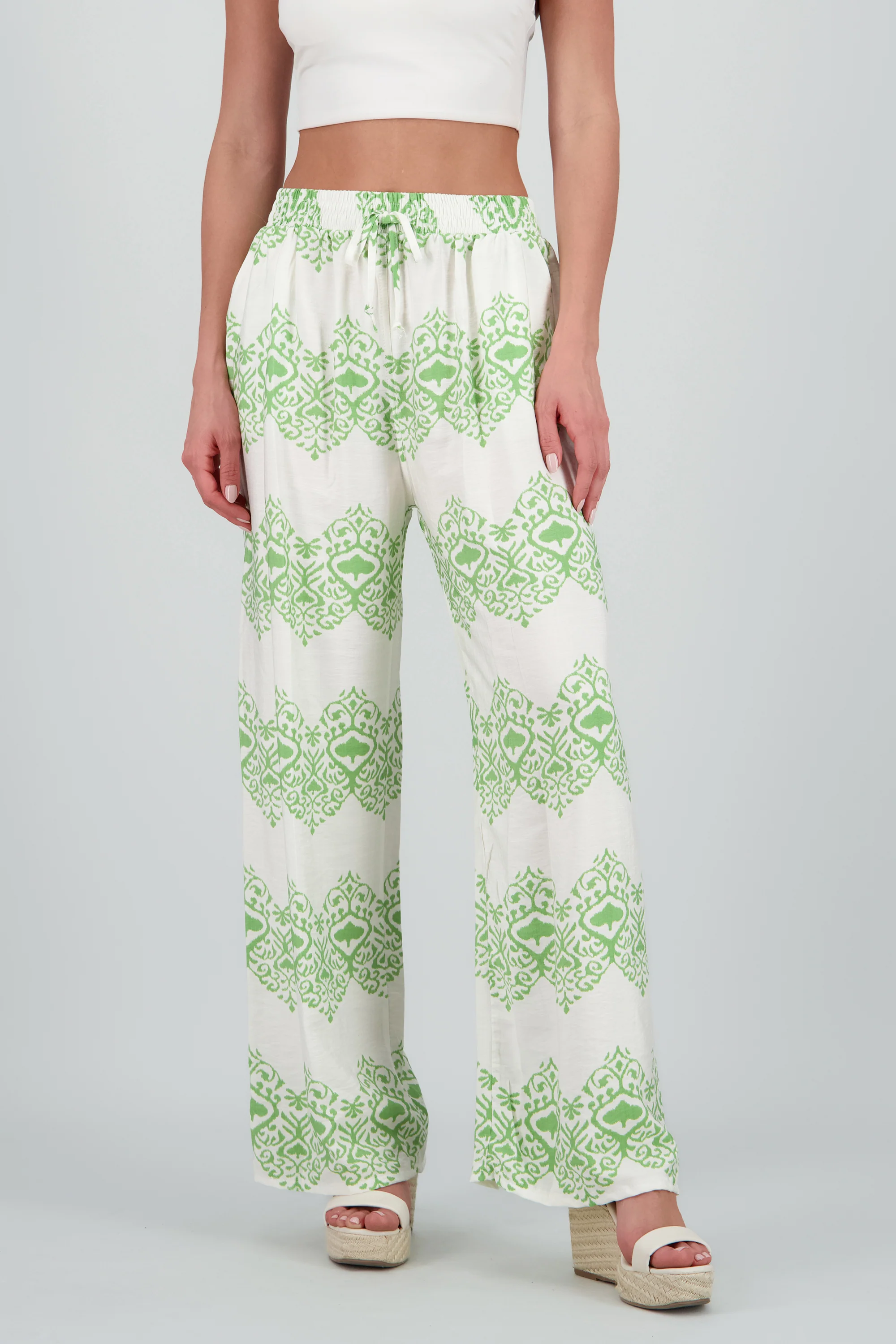 Pantalon fluido estampado paisley - Image 2