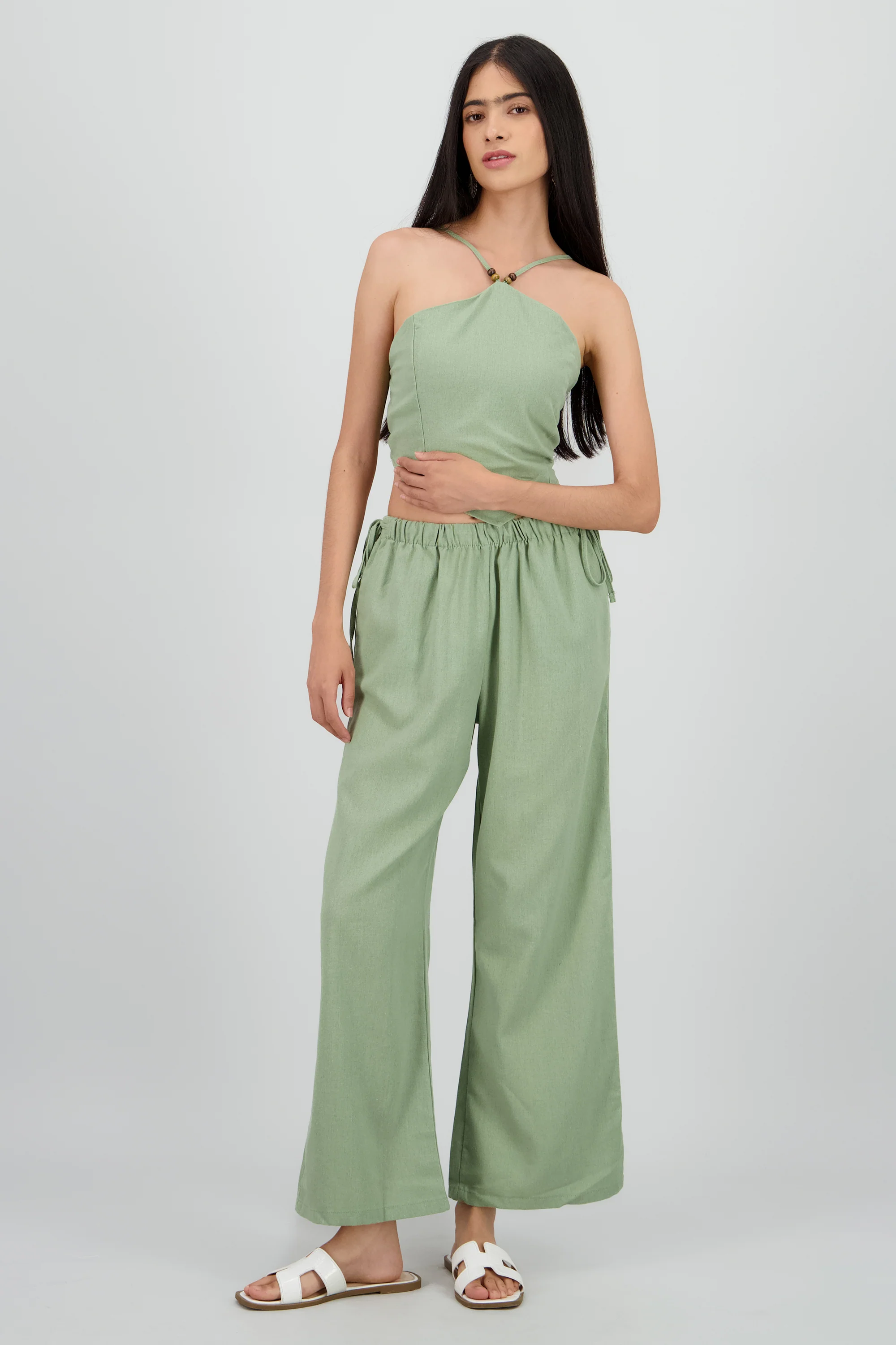 Pantalon jaretas cintura
