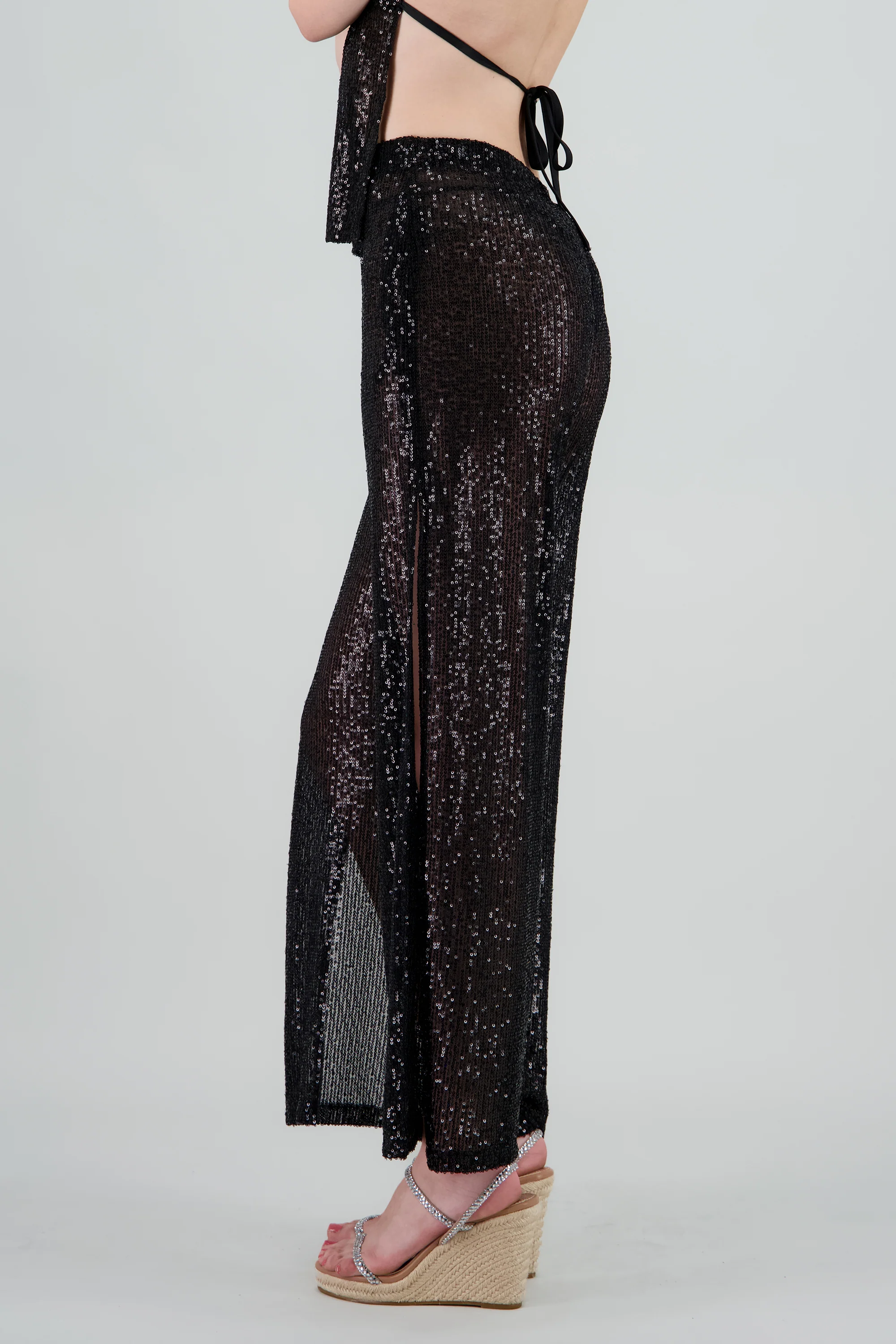 Pantalon lentejuelas aberturas - Image 3