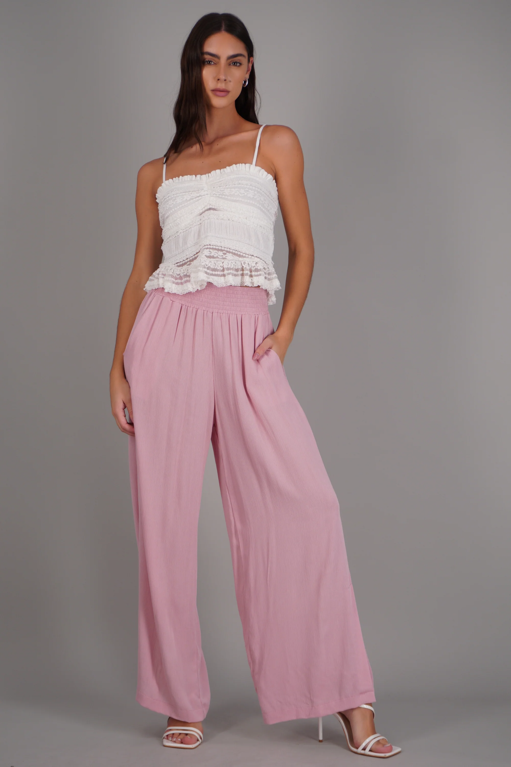 Pantalon ligero con pretina ancha - Image 3