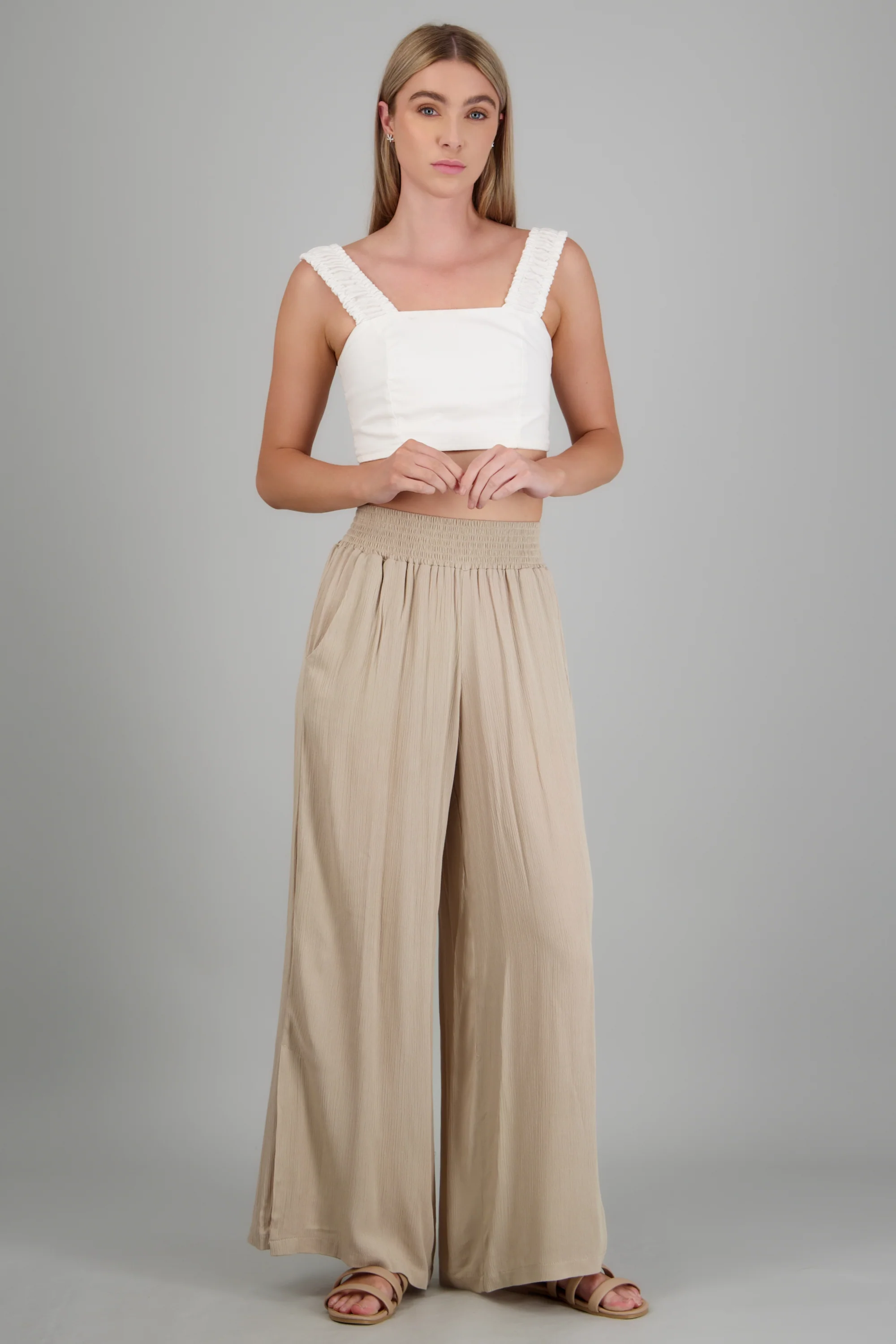 Pantalon ligero con pretina ancha - Image 2