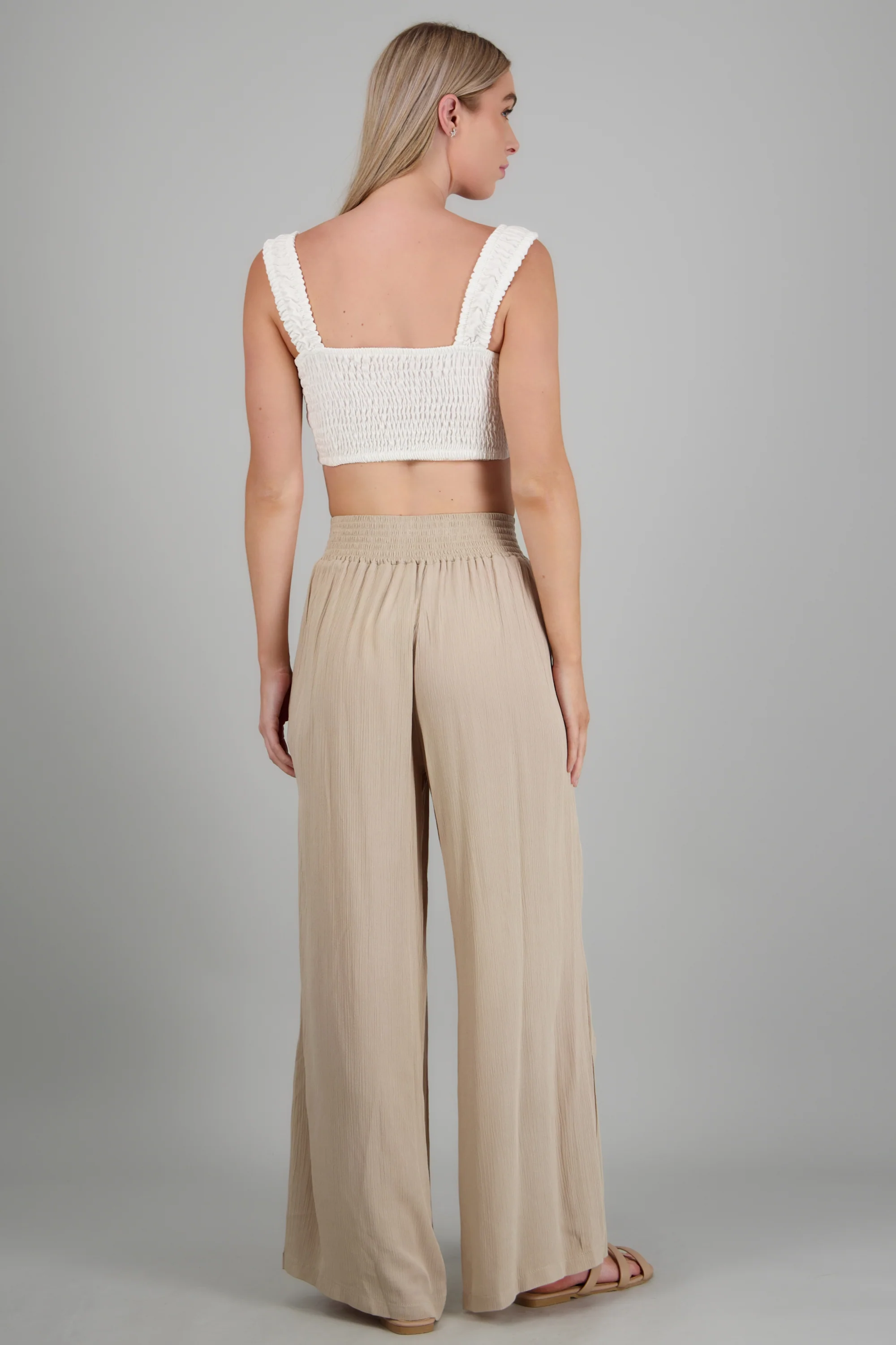 Pantalon ligero con pretina ancha - Image 4