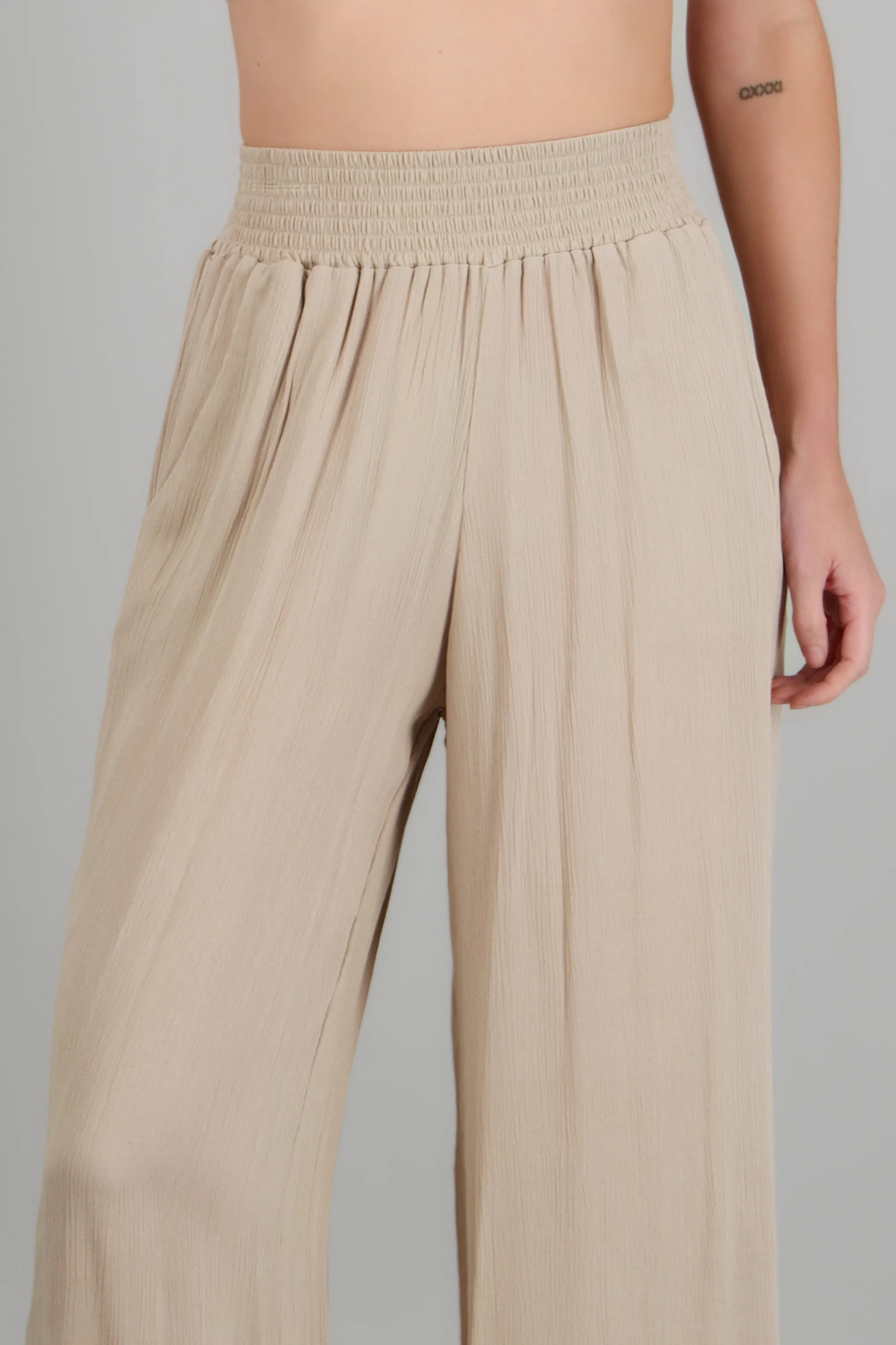 Pantalon ligero con pretina ancha - Image 5