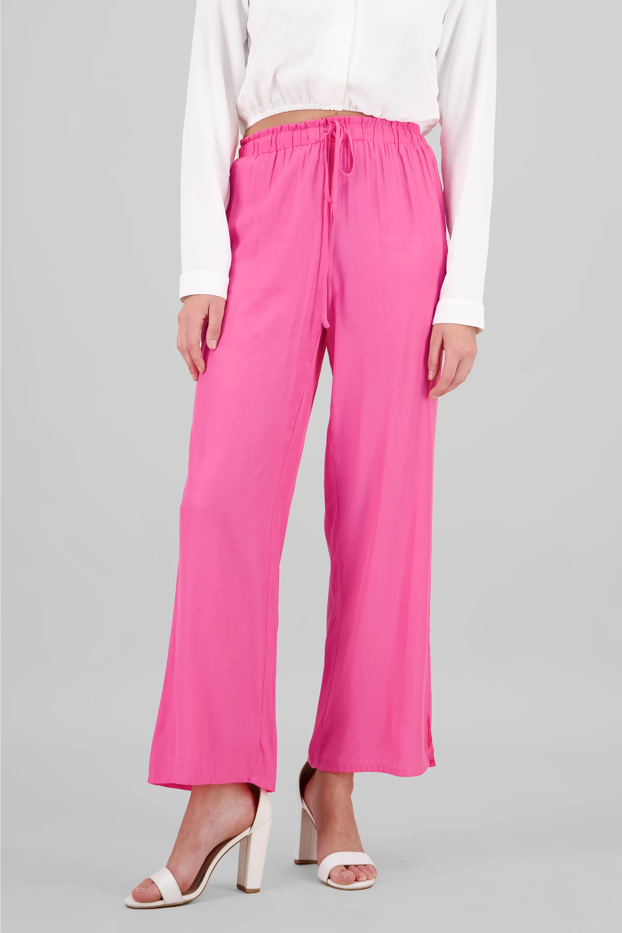 Pantalon liso con jareta - Image 2