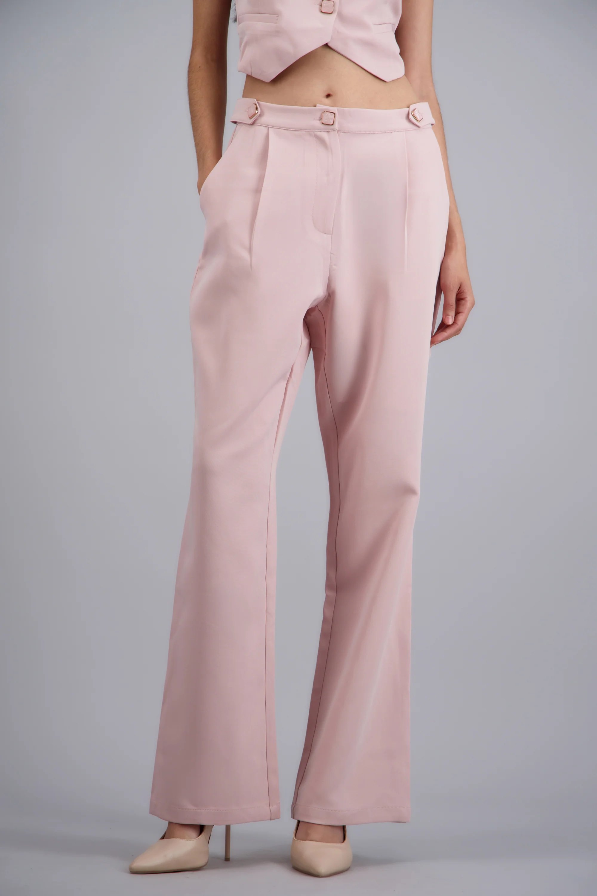 Pantalon  liso detalle pretina - Image 2