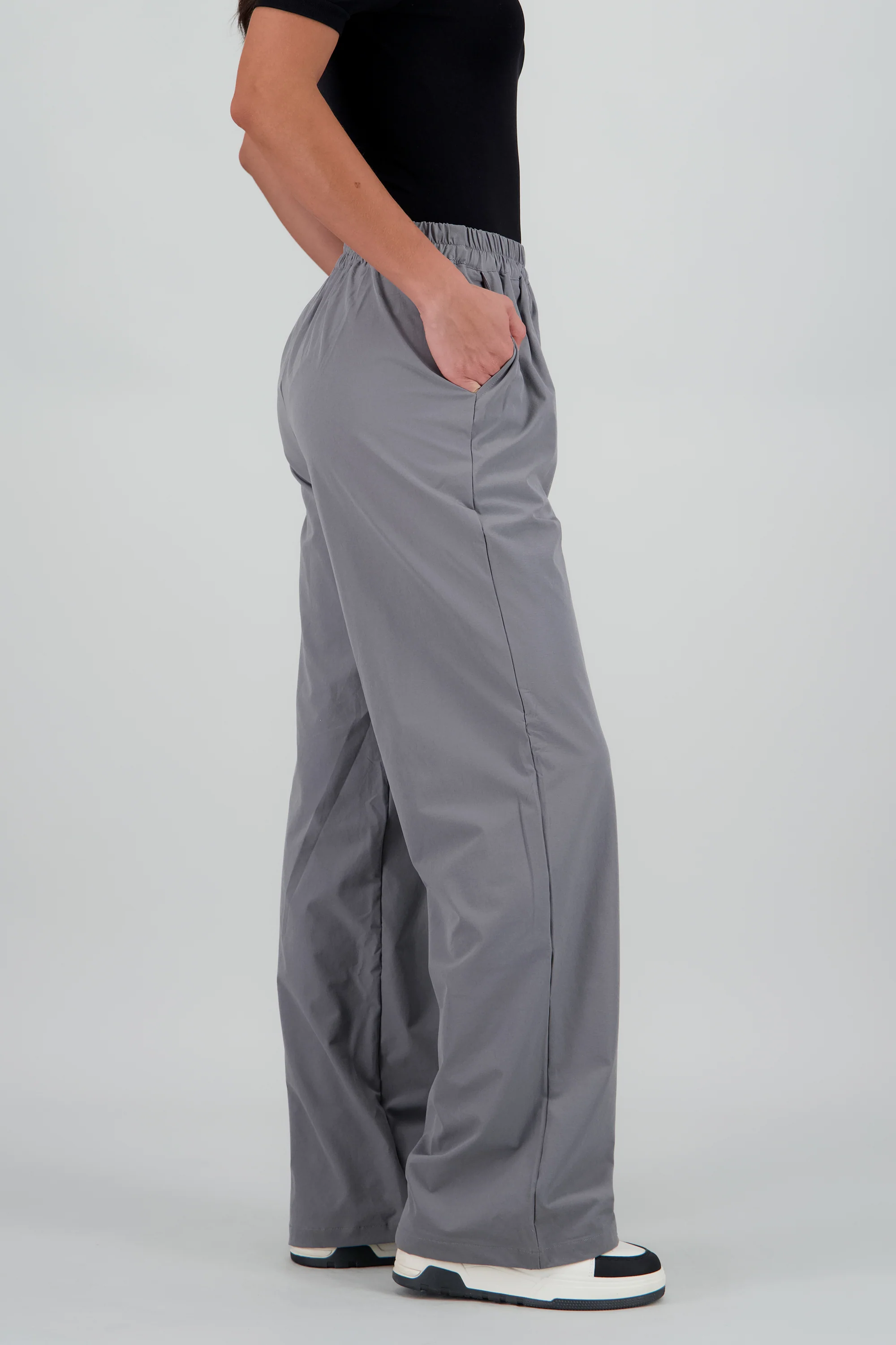 Pantalon liso recto detalle pretina - Image 3