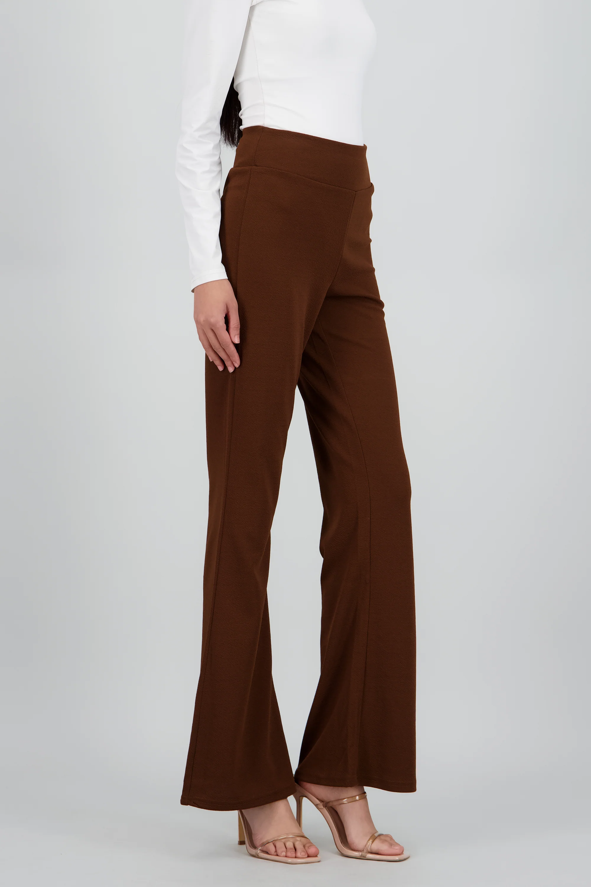 Pantalon pierna ancha liso - Image 3