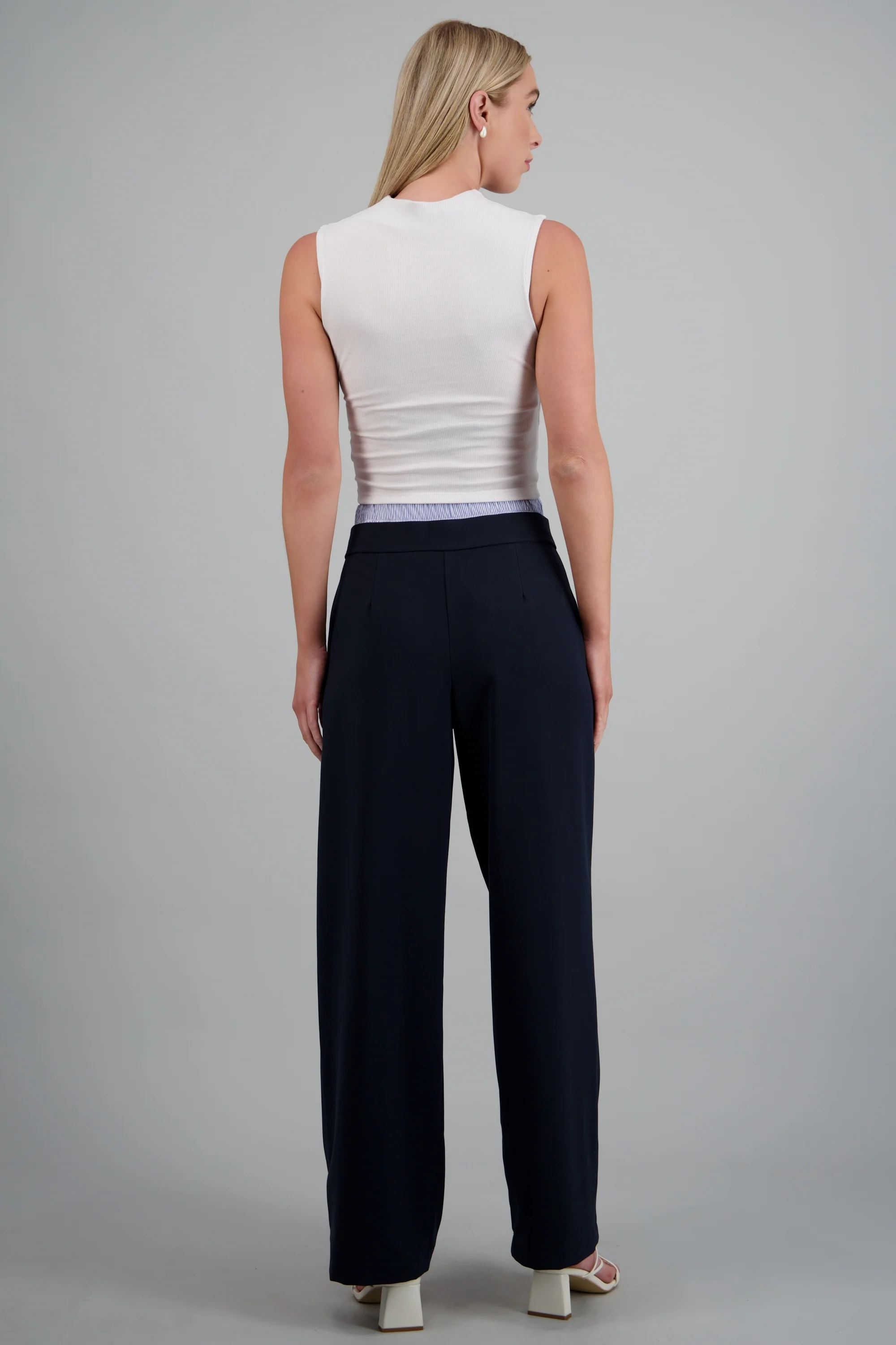 Pantalon pretina contraste jareta funcional - Image 4