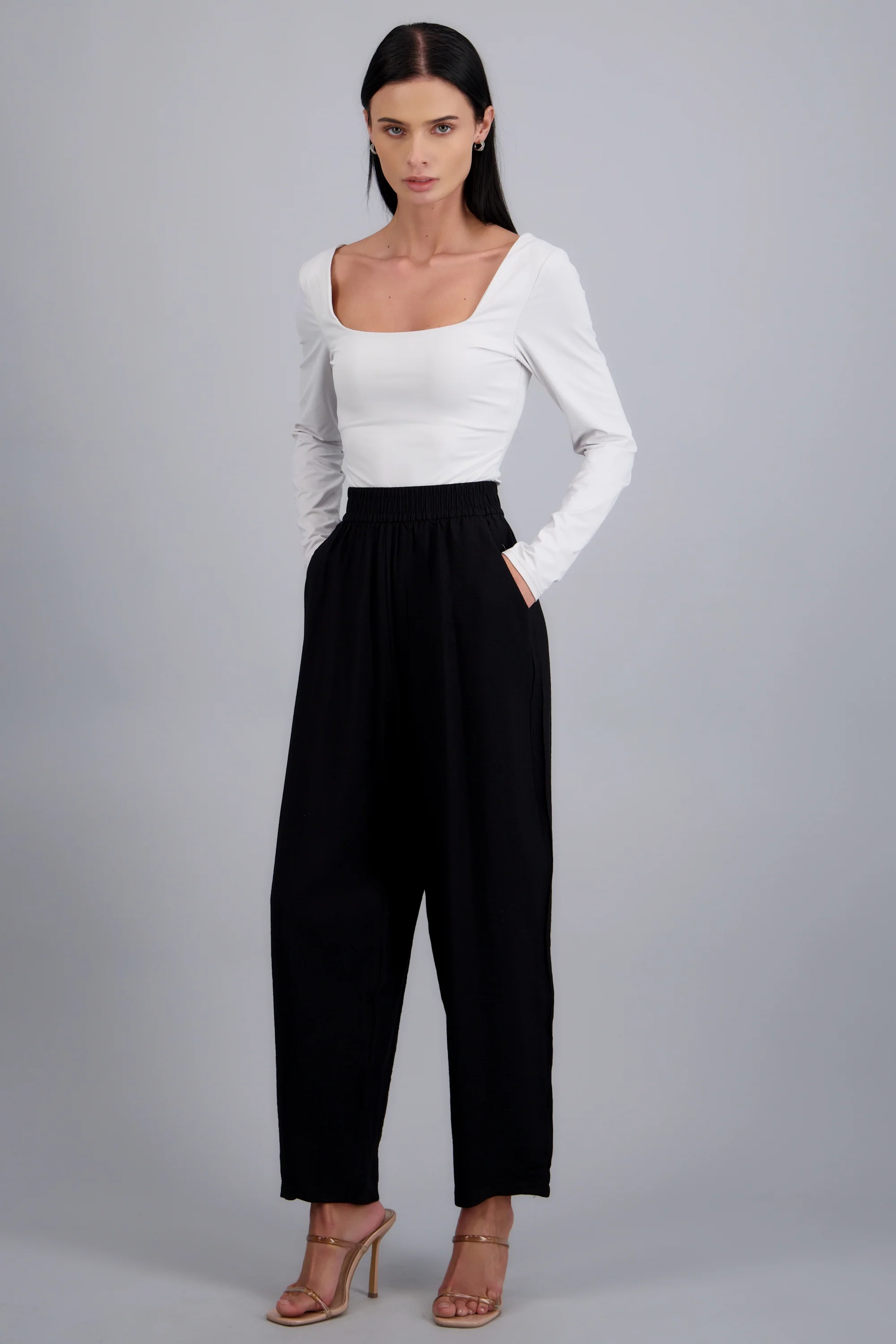 Pantalon pretina resorte - Image 2