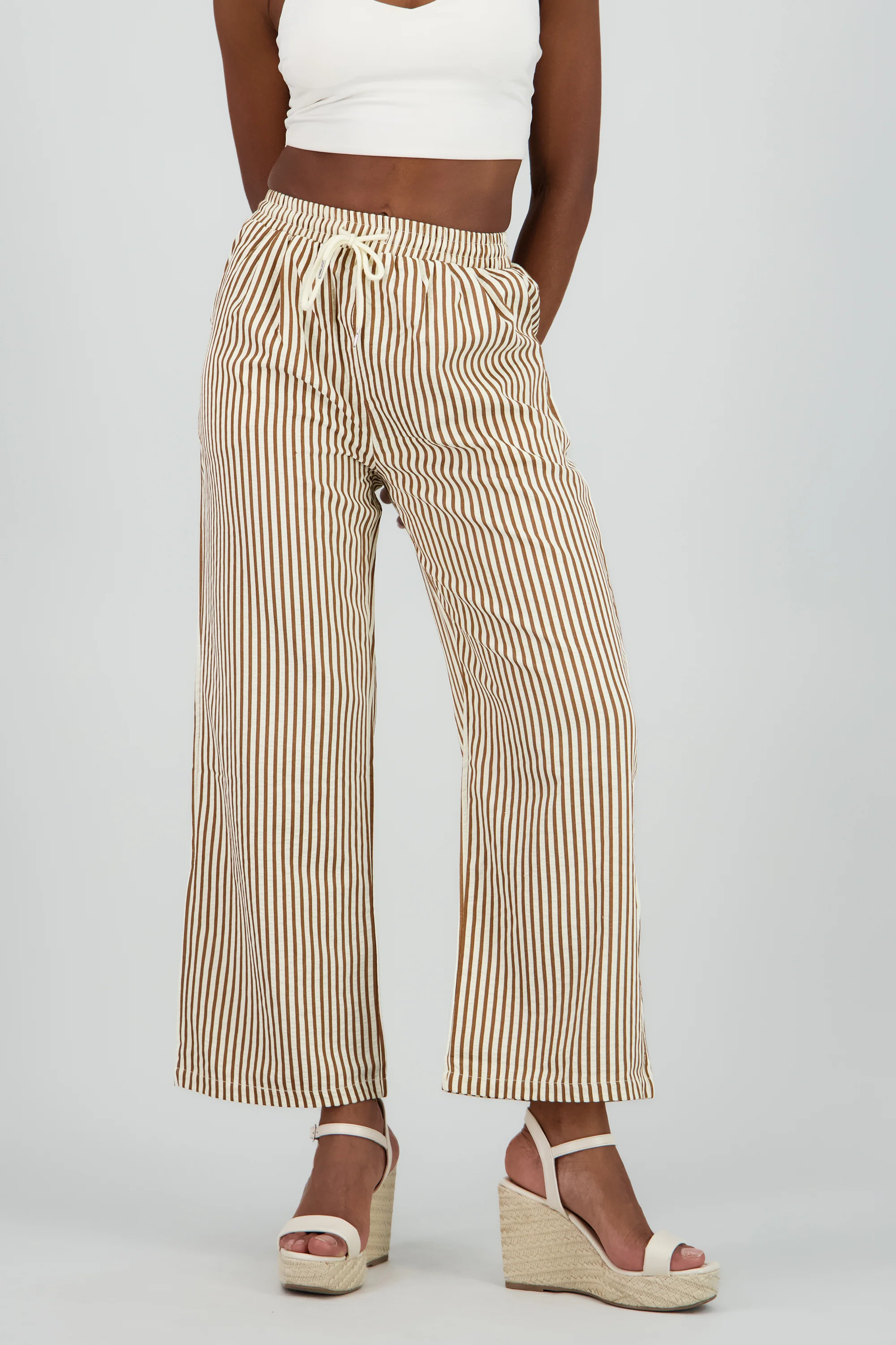 Pantalon rayas con jareta - Image 2