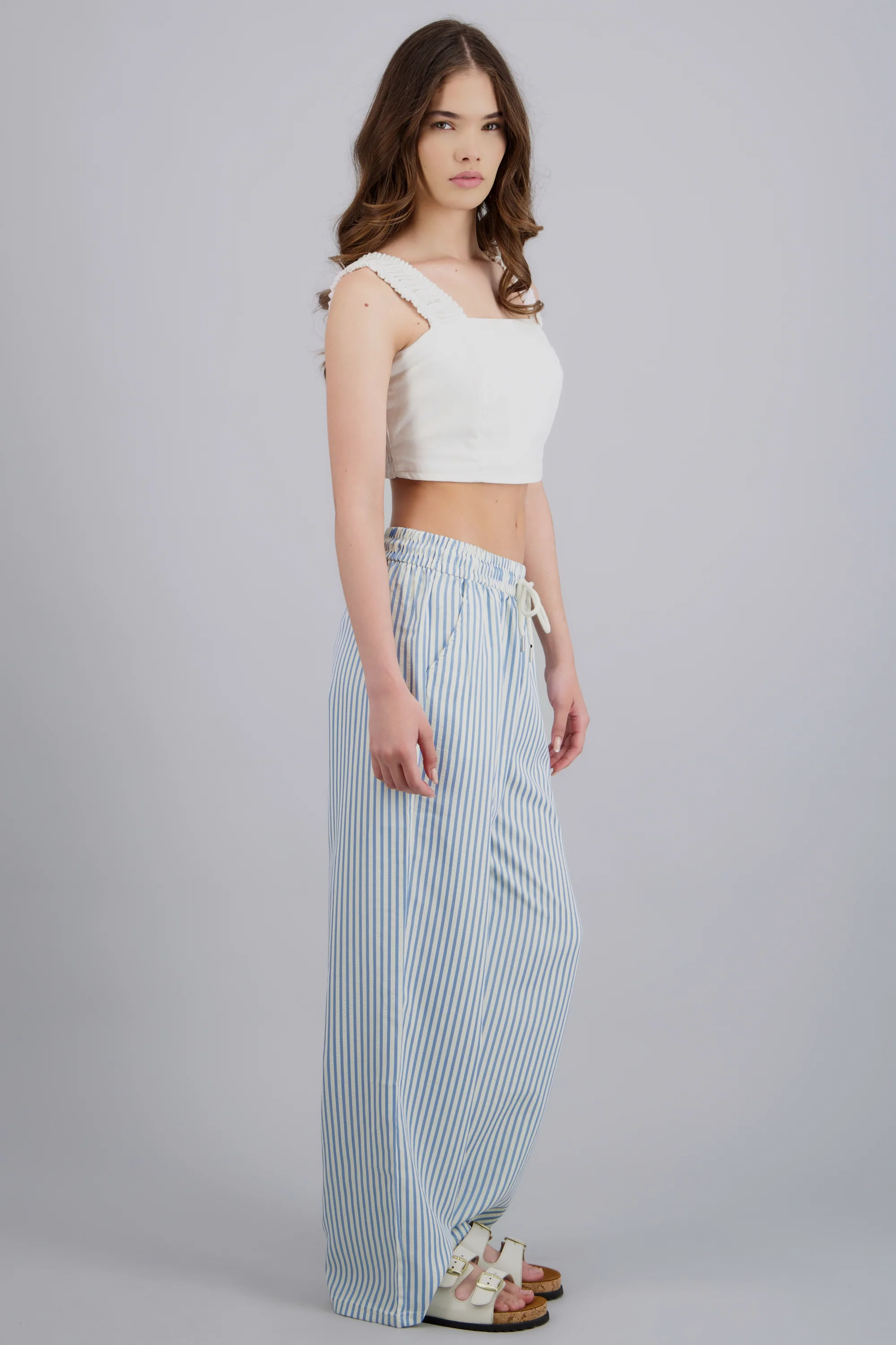 Pantalon rayas con jareta - Image 2