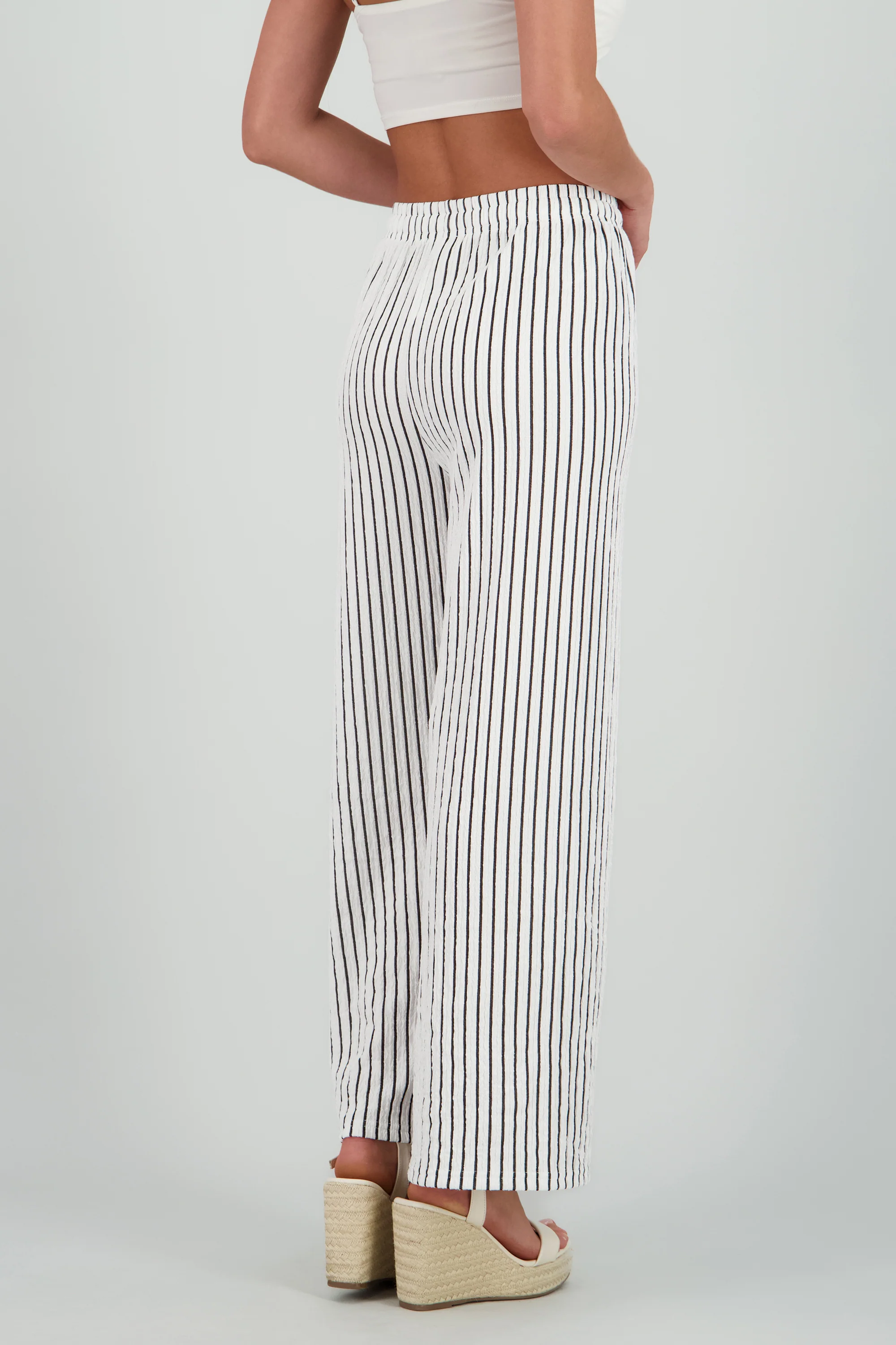 Pantalon rayas fluido - Image 4