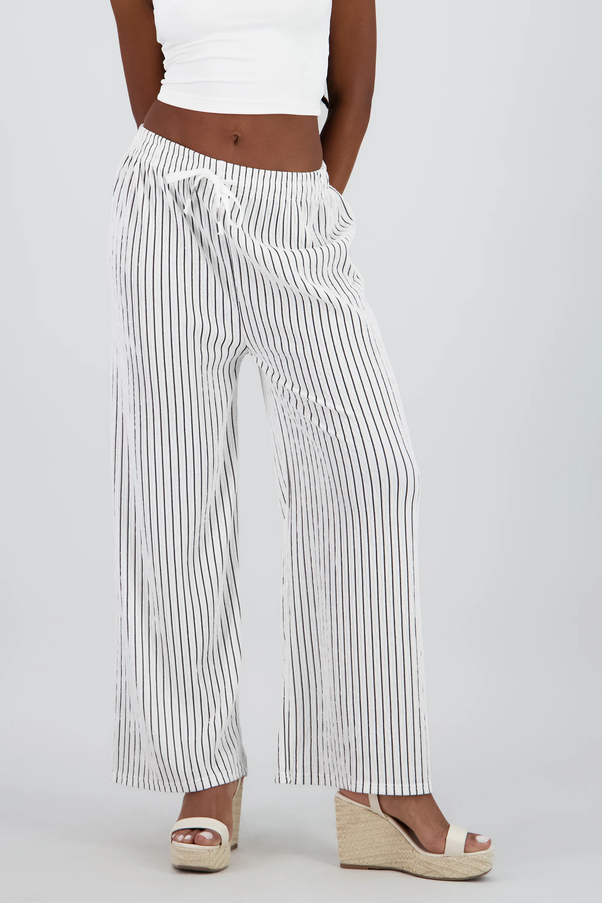 Pantalon rayas fluido - Image 2