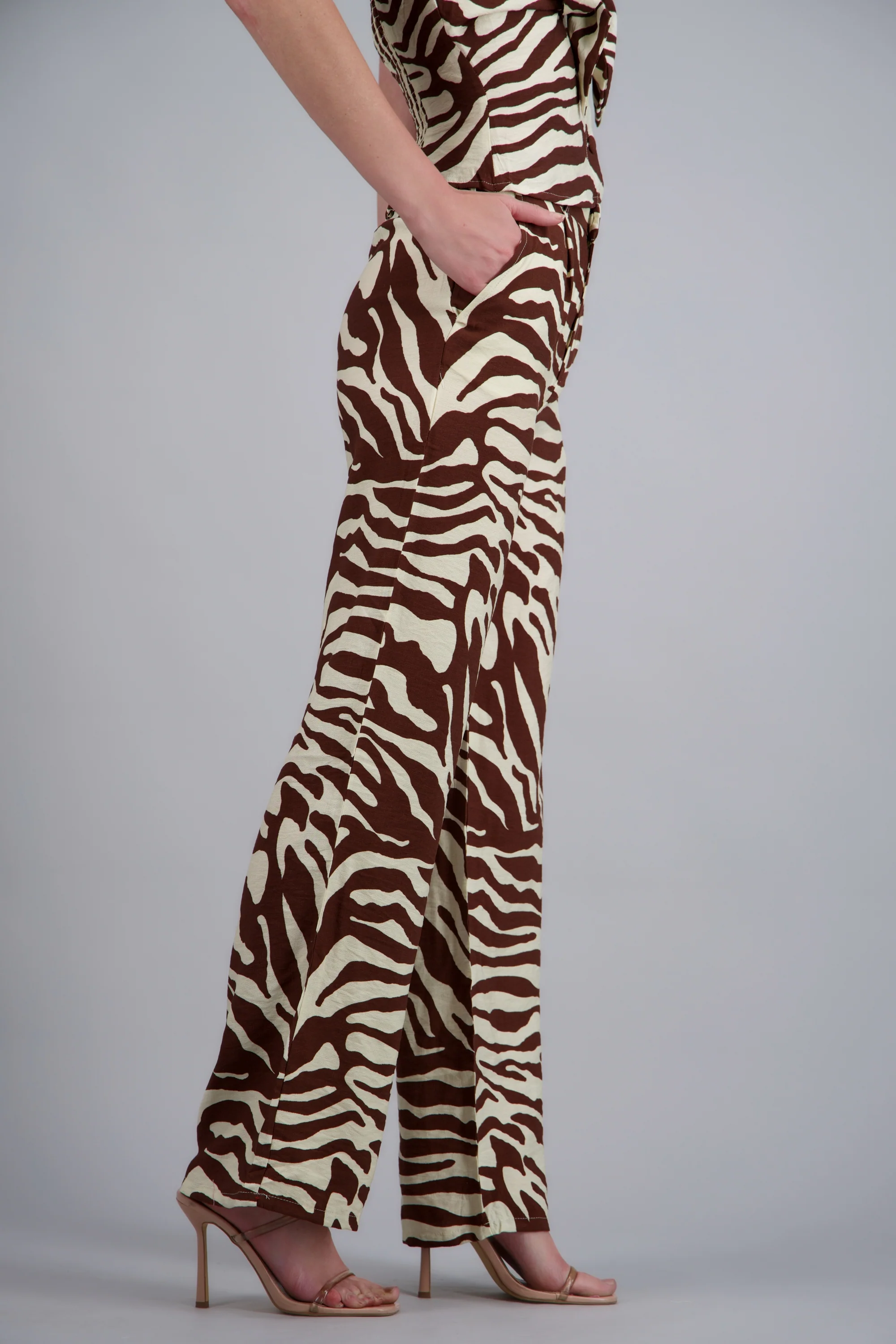pantalon recto animal print - Image 2