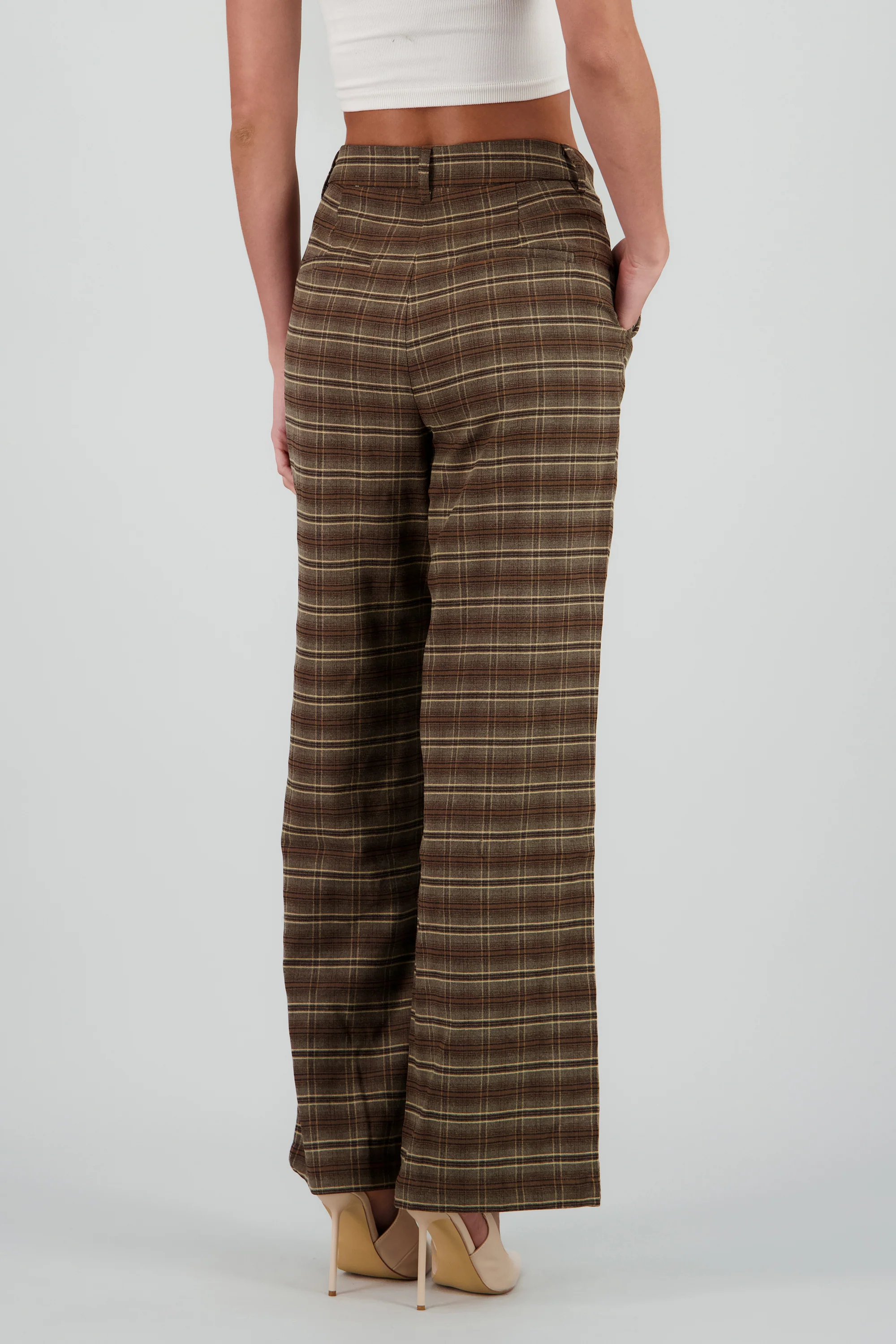Pantalon recto cuadros - Image 4