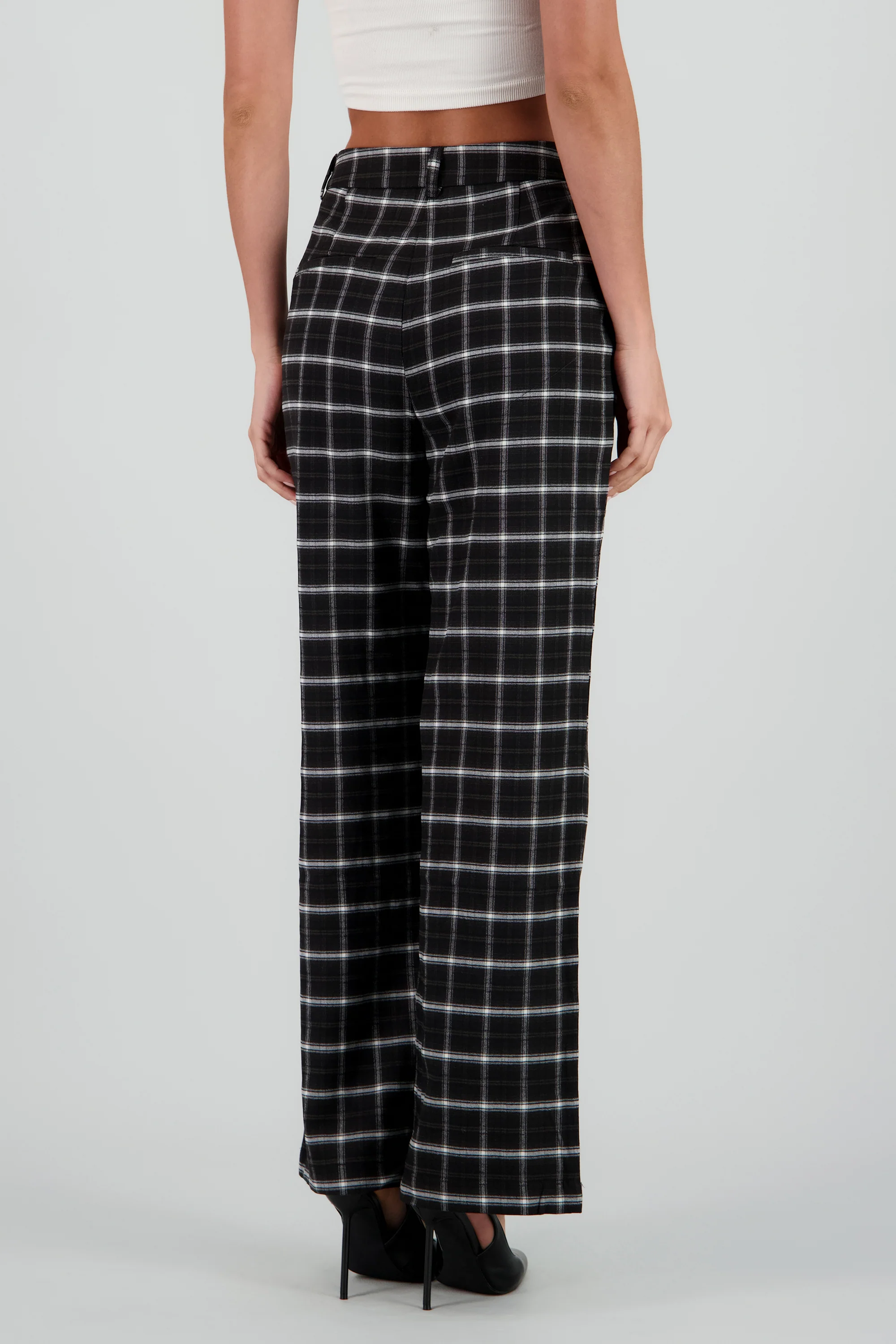 Pantalon recto cuadros - Image 4