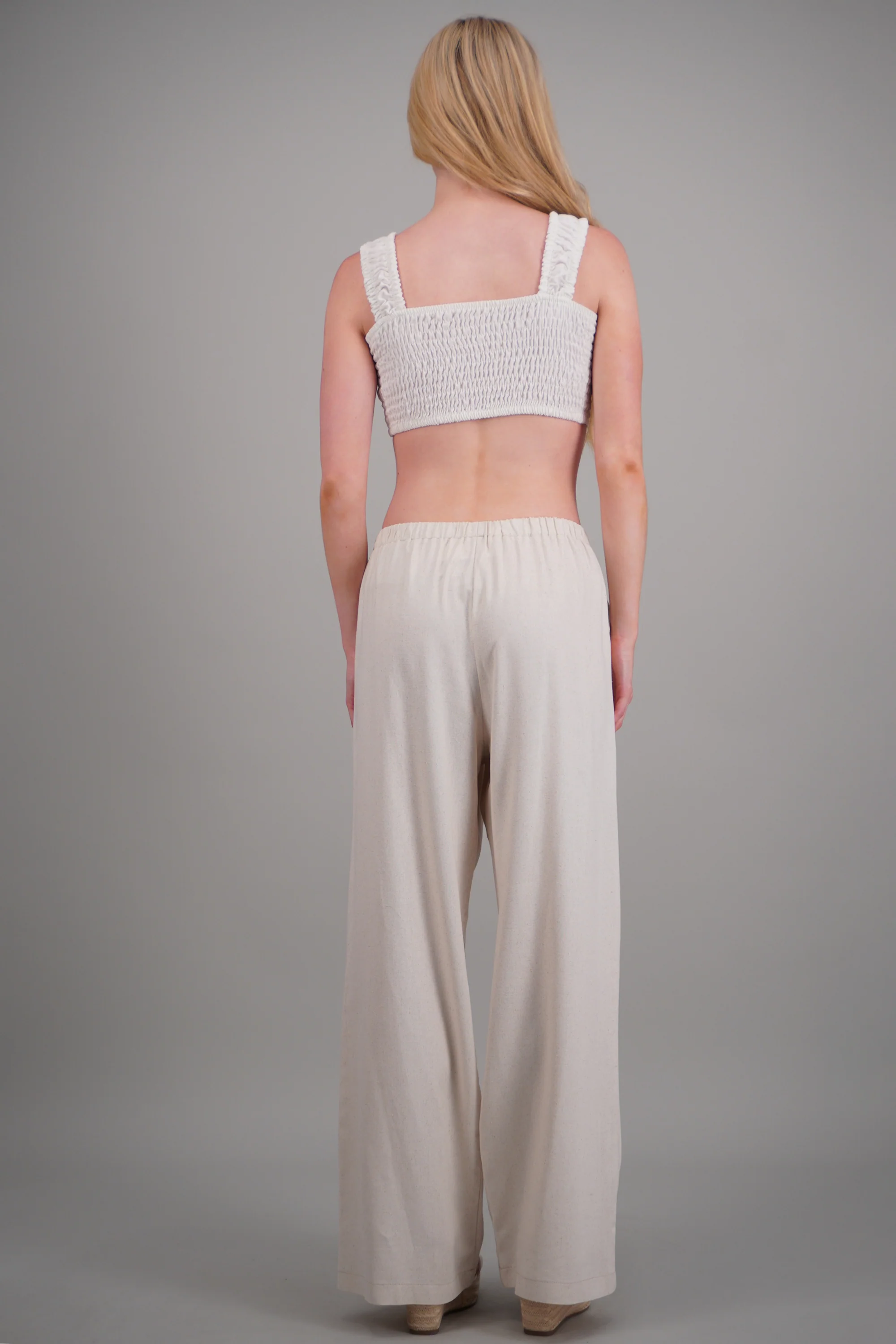 Pantalon recto detalle pretina elastica - Image 4