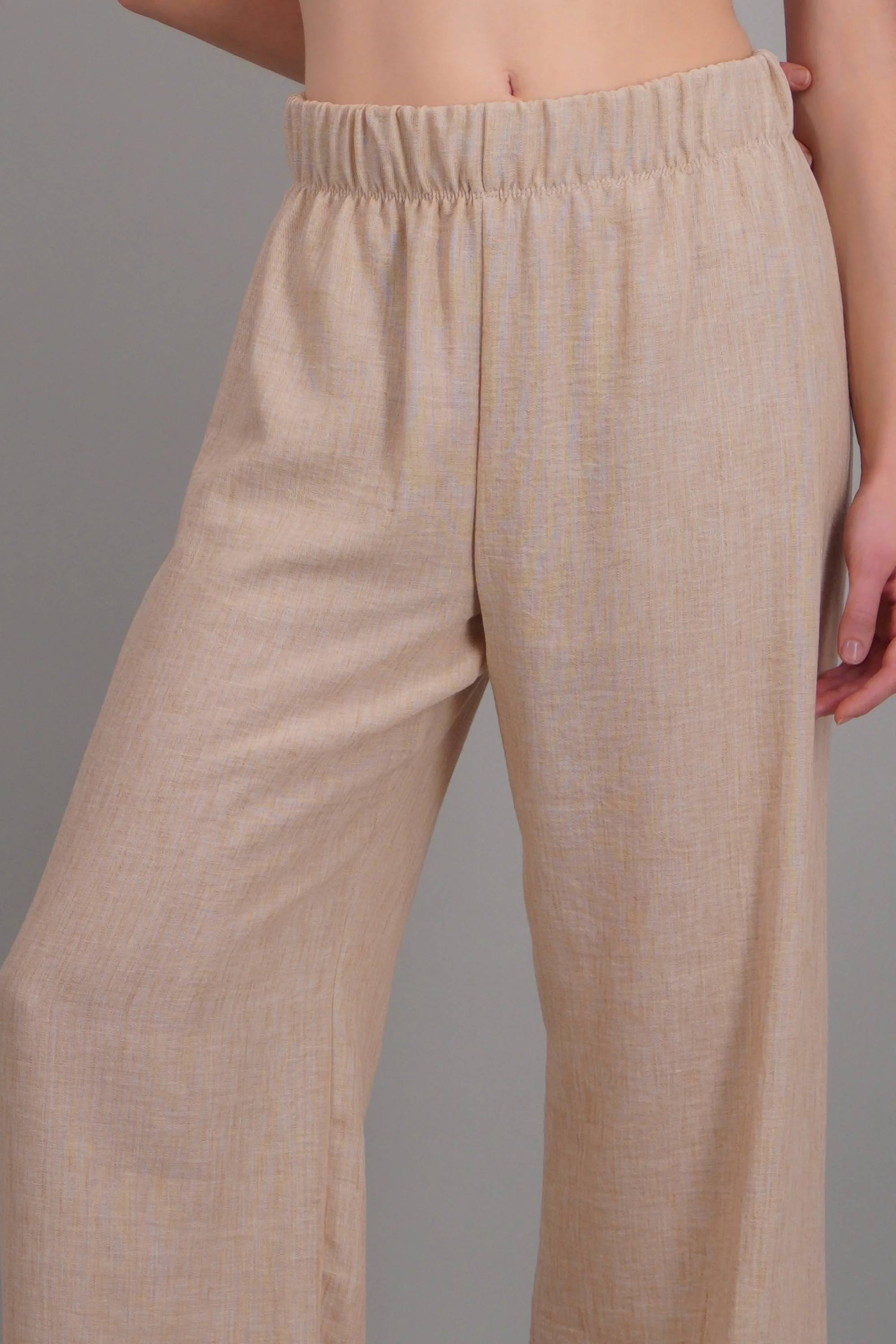 Pantalon recto detalle short interno - Image 5