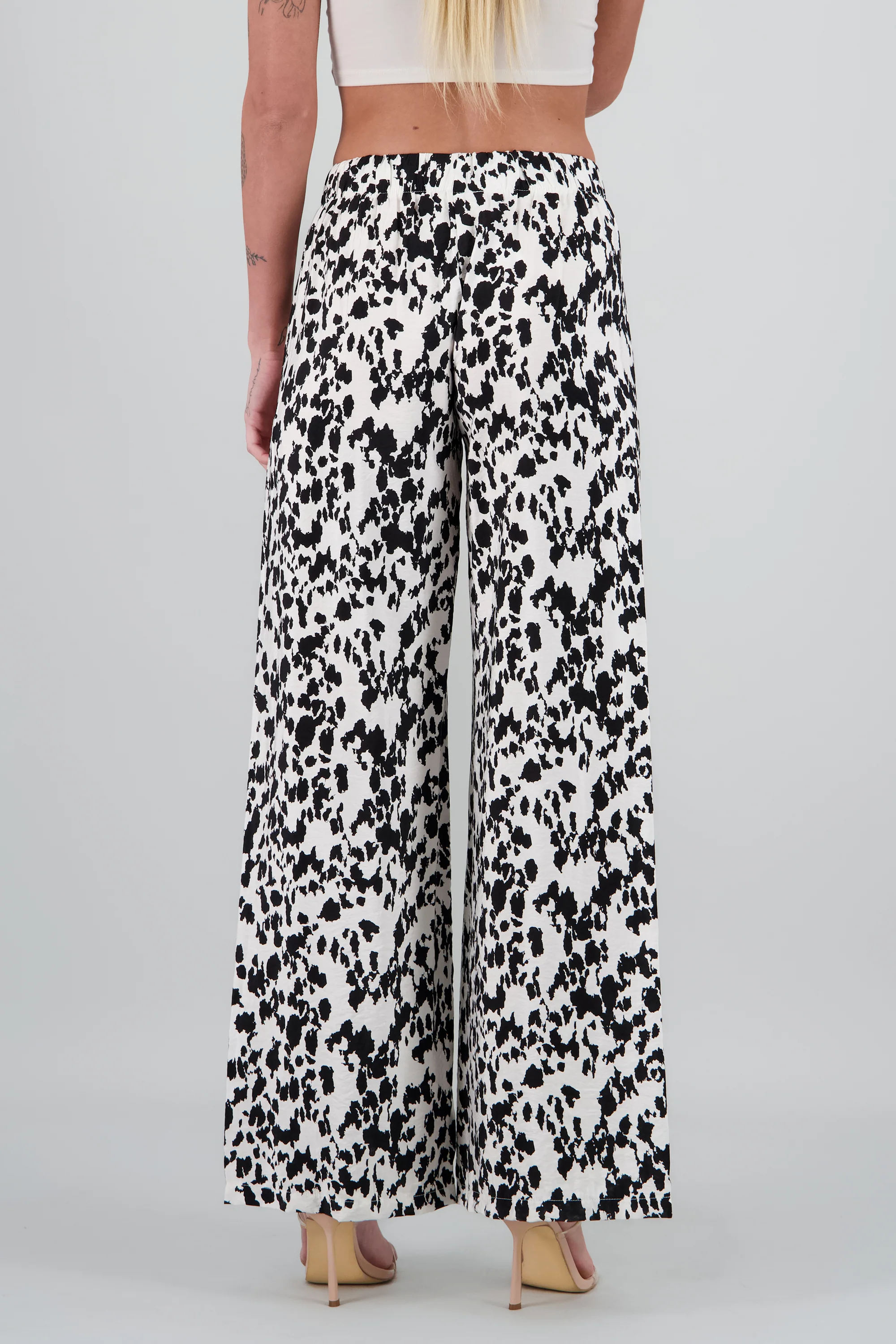 Pantalon recto estampado manchas - Image 4