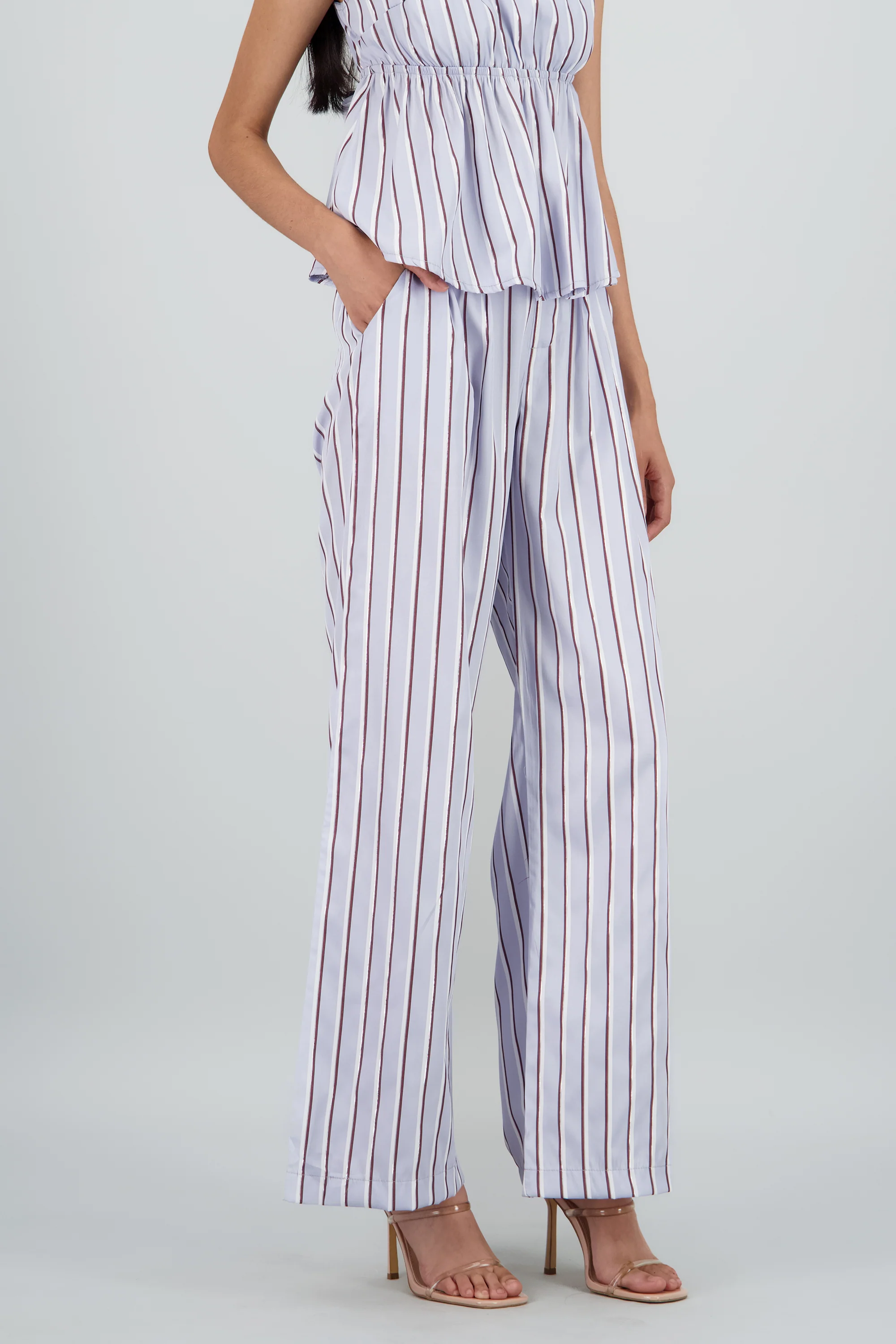 Pantalon recto pretina detalle boton - Image 3
