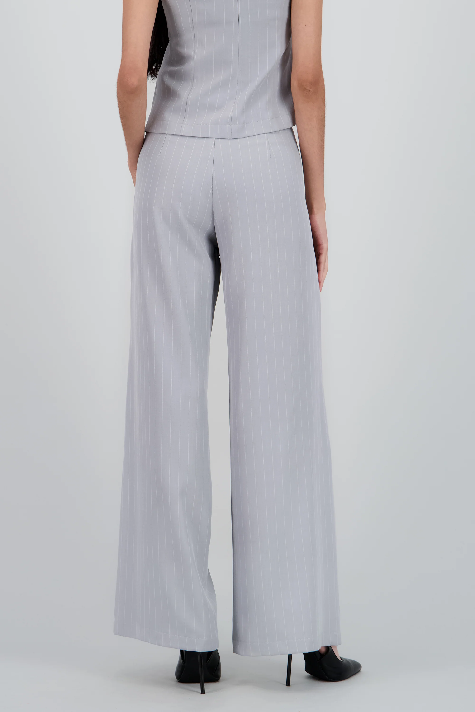 Pantalon recto sastreado detalle rayas - Image 4