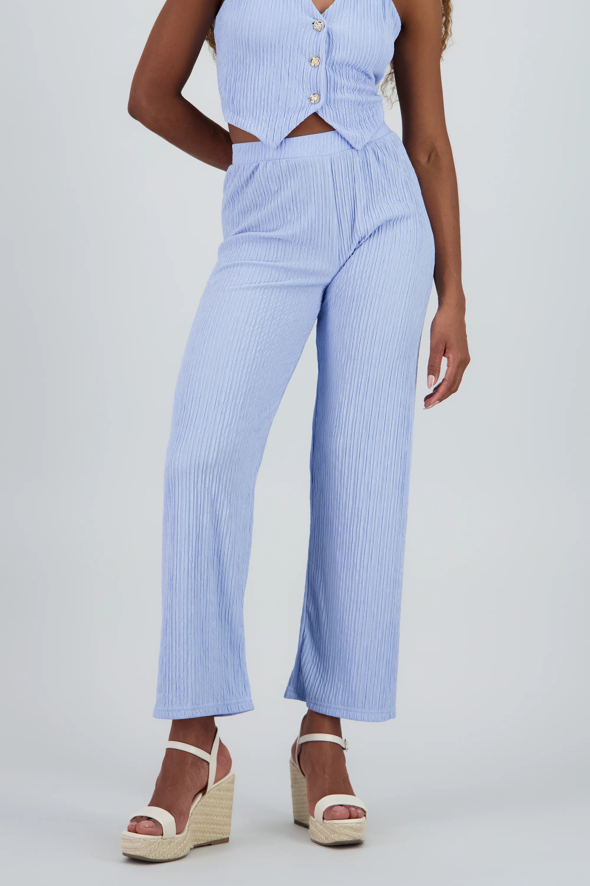 Pantalon recto textura - Image 2