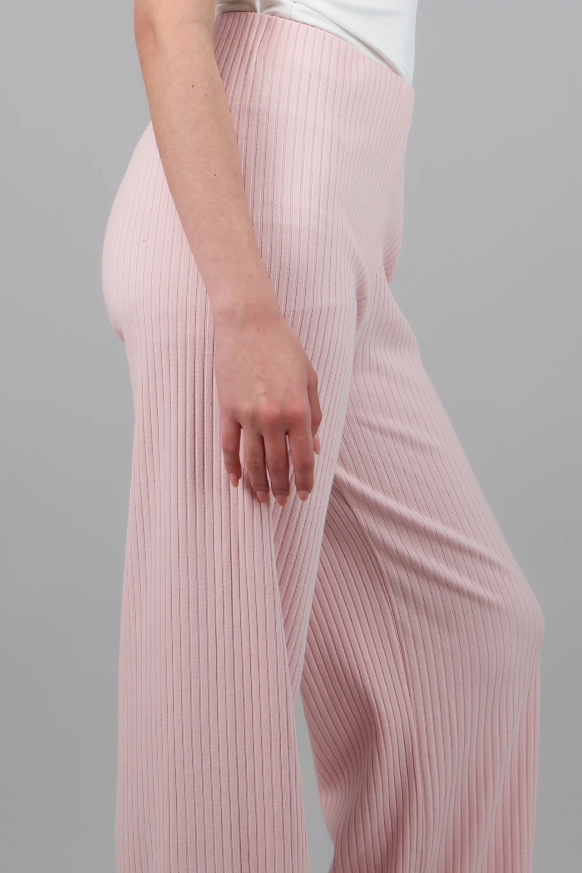 pantalon rib tacto suave liso - Image 5