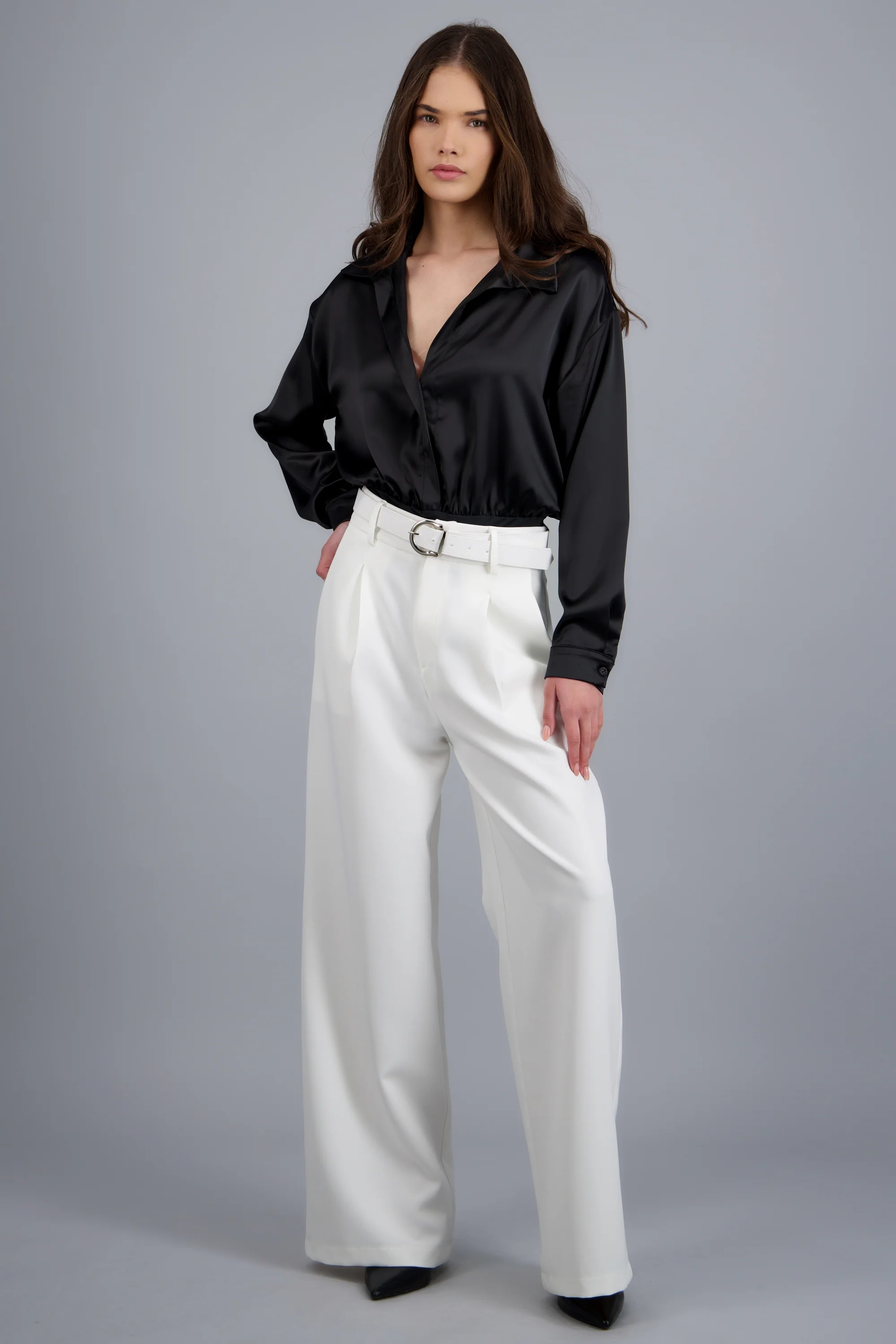 Pantalon sastre basico con cinturon Hypsters - Image 3
