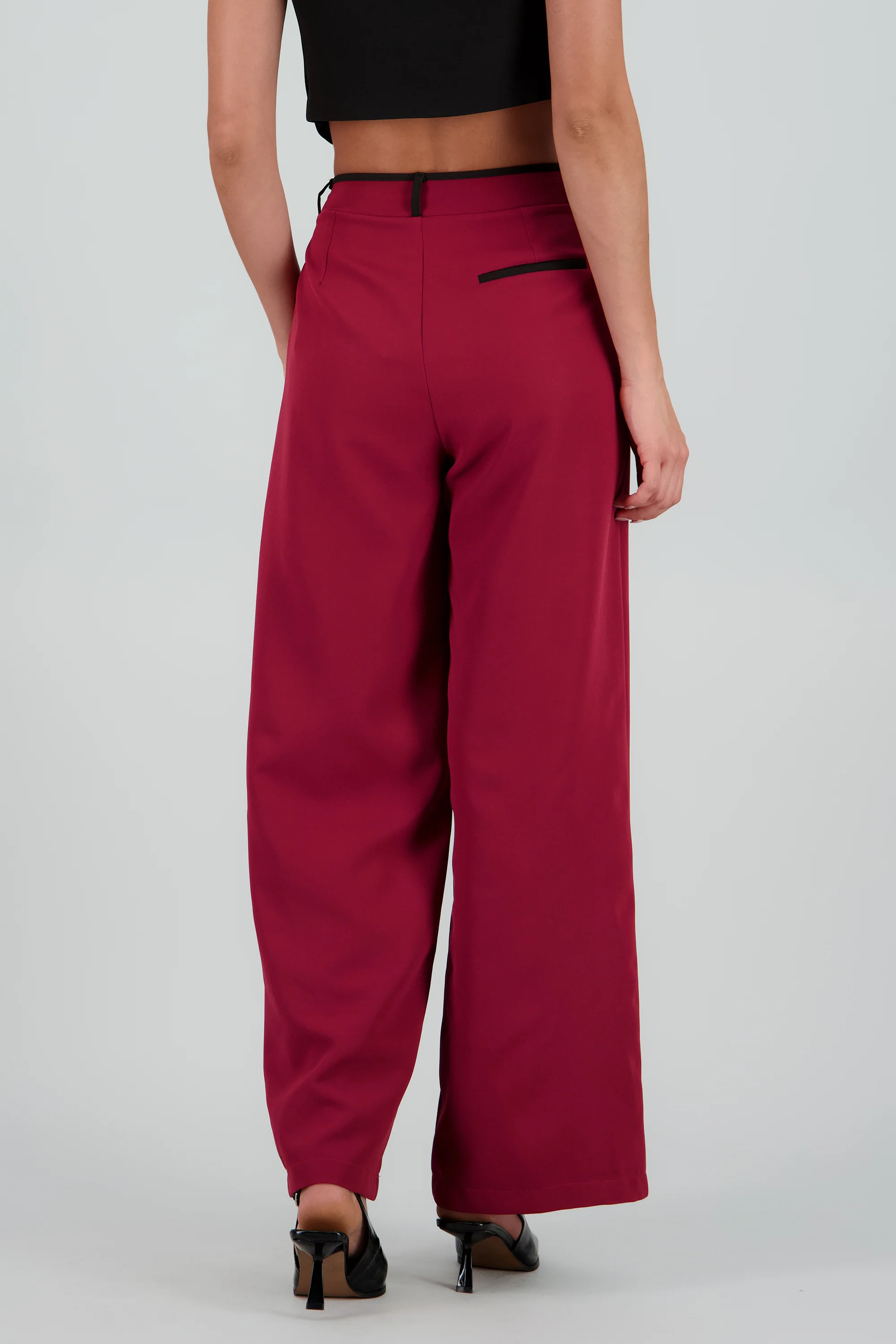 Pantalon sastre con pinza detalle contraste Hyp - Image 4