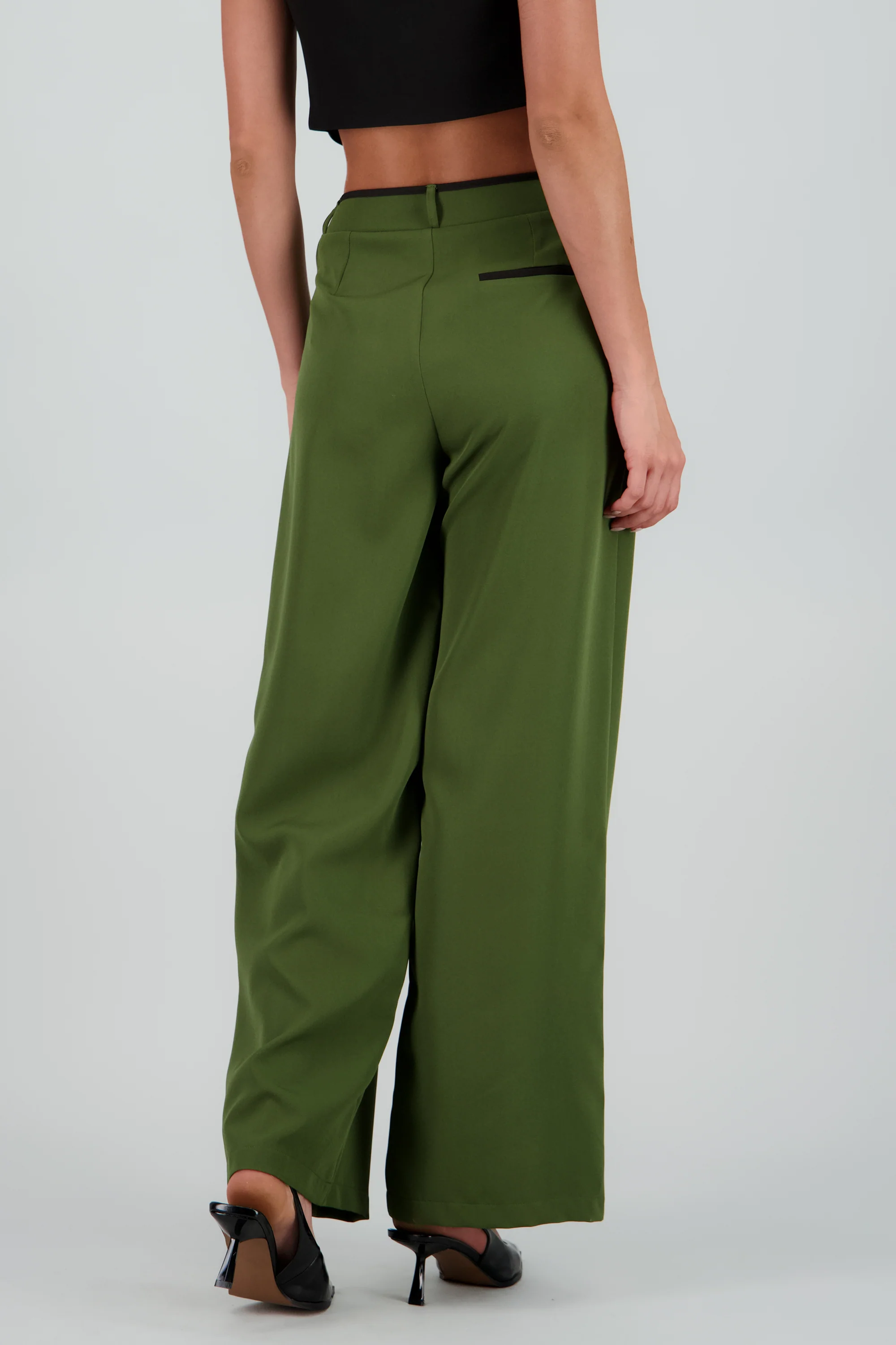 Pantalon sastre con pinza detalle contraste Hyp - Image 4