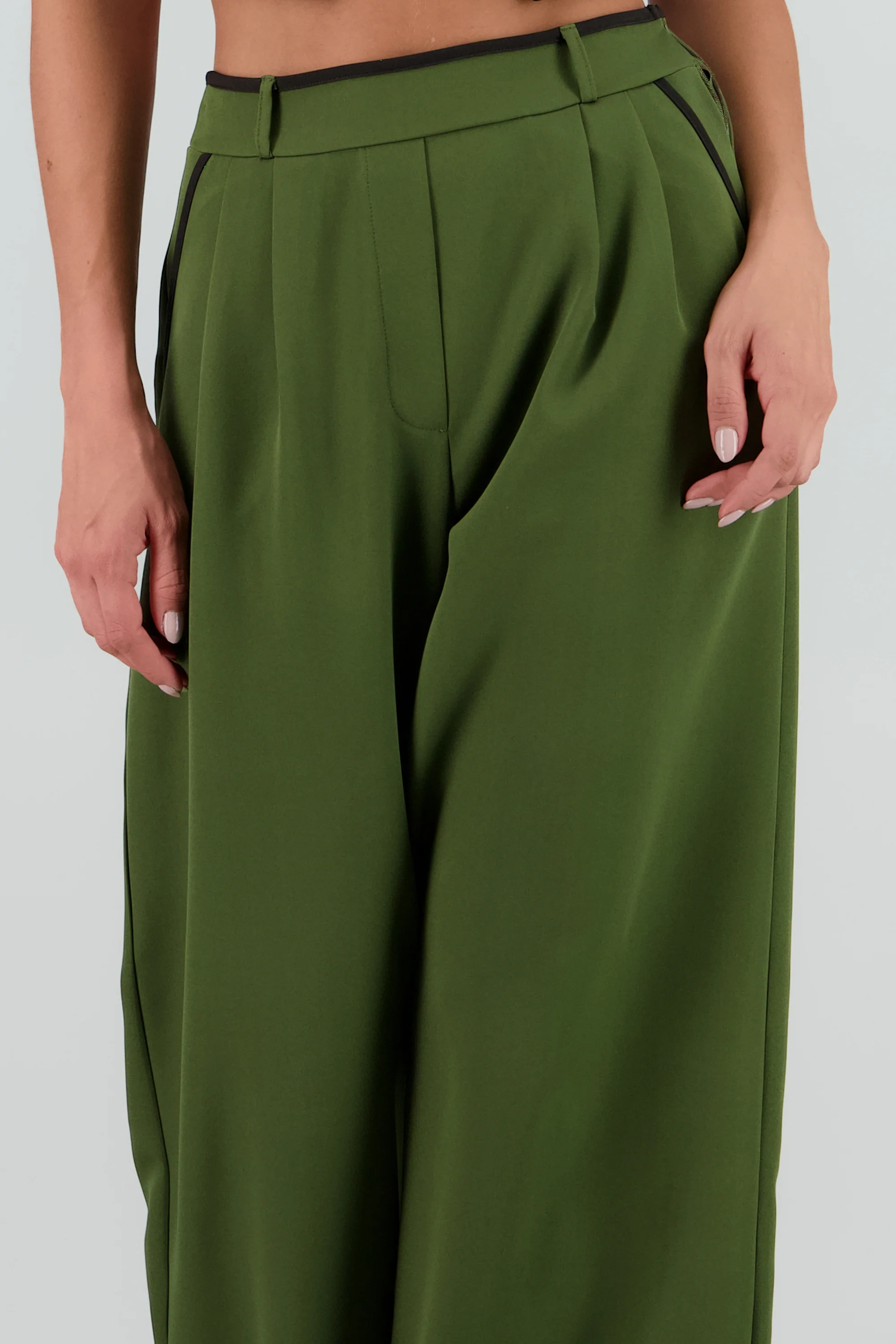 Pantalon sastre con pinza detalle contraste Hyp - Image 5
