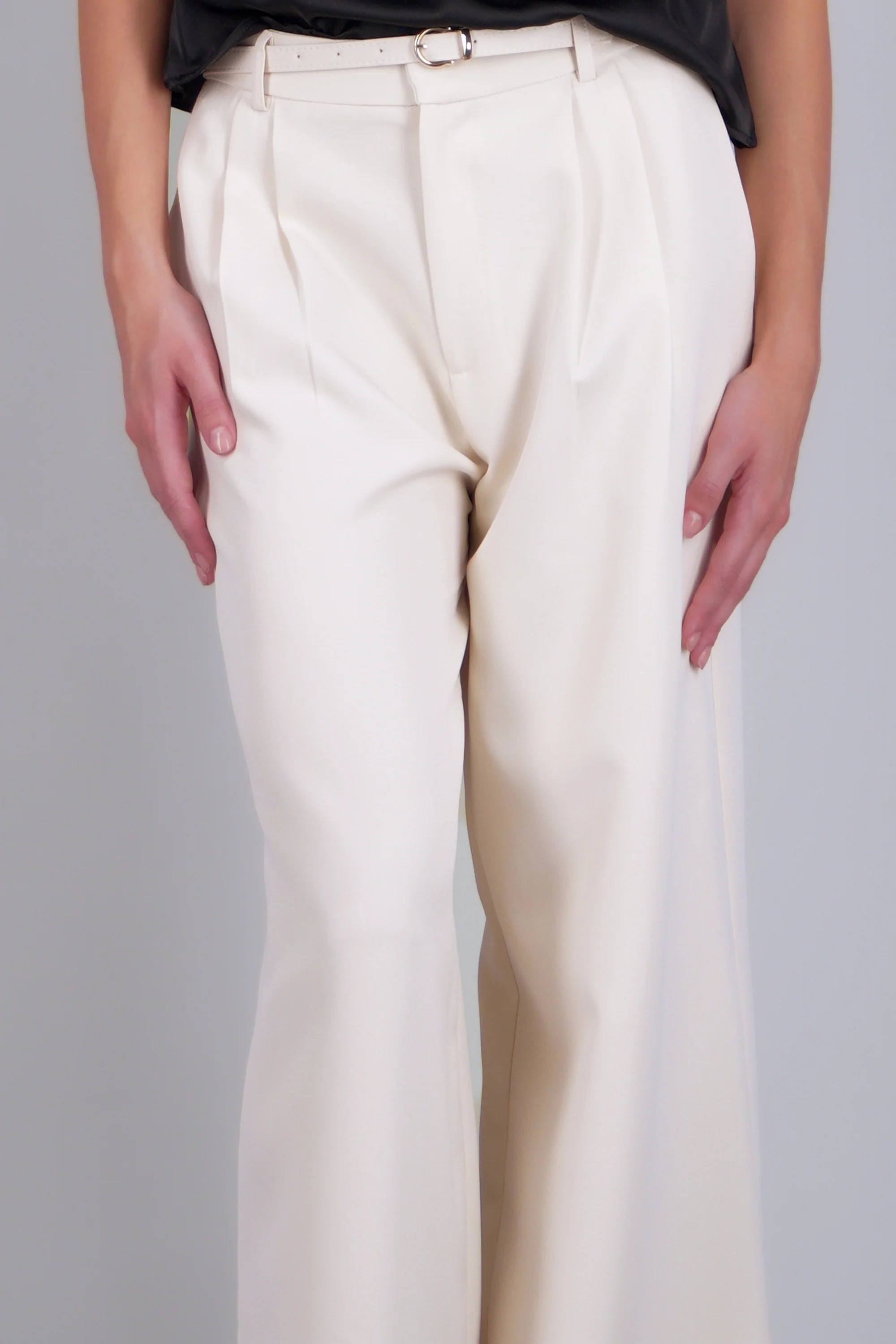 Pantalon sastre wide leg cinto a tono - Image 5