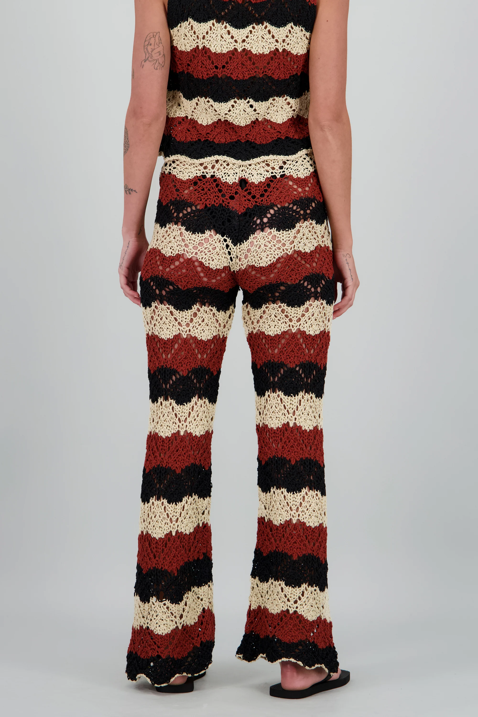 Pantalon tejido rayas - Image 4