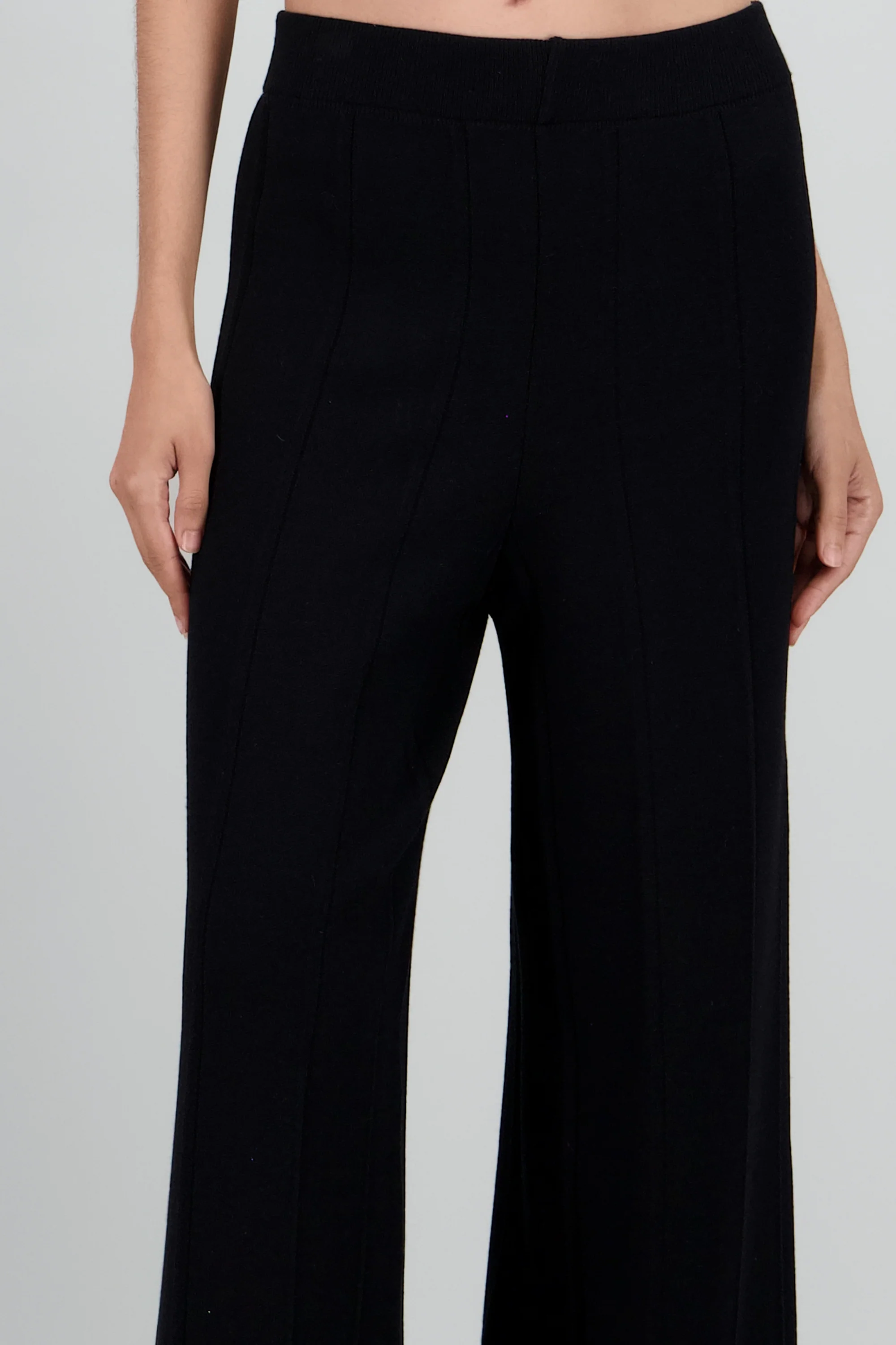 Pantalon tejido wide detalle rayas - Image 5