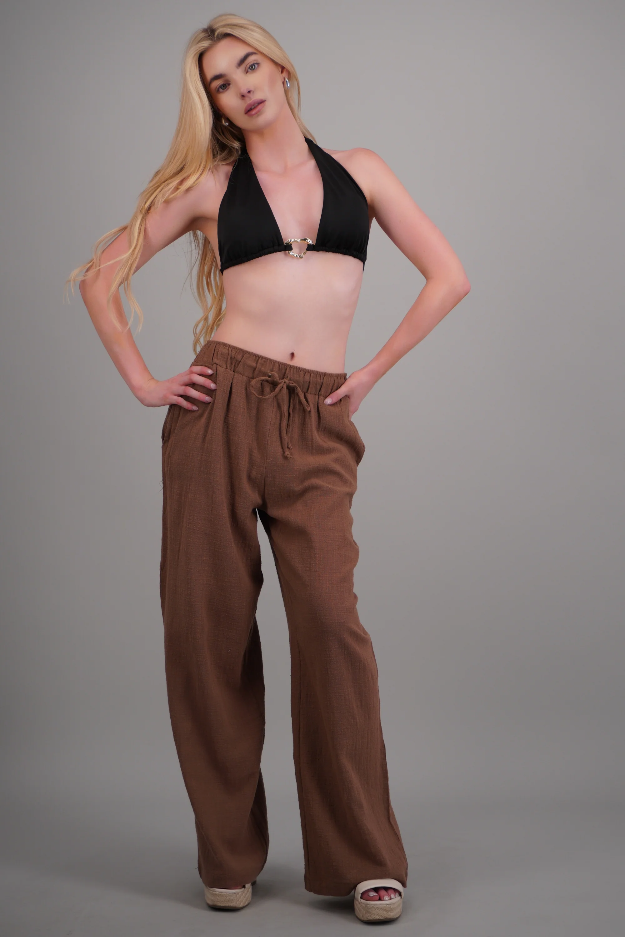 Pantalon textura jareta - Image 2