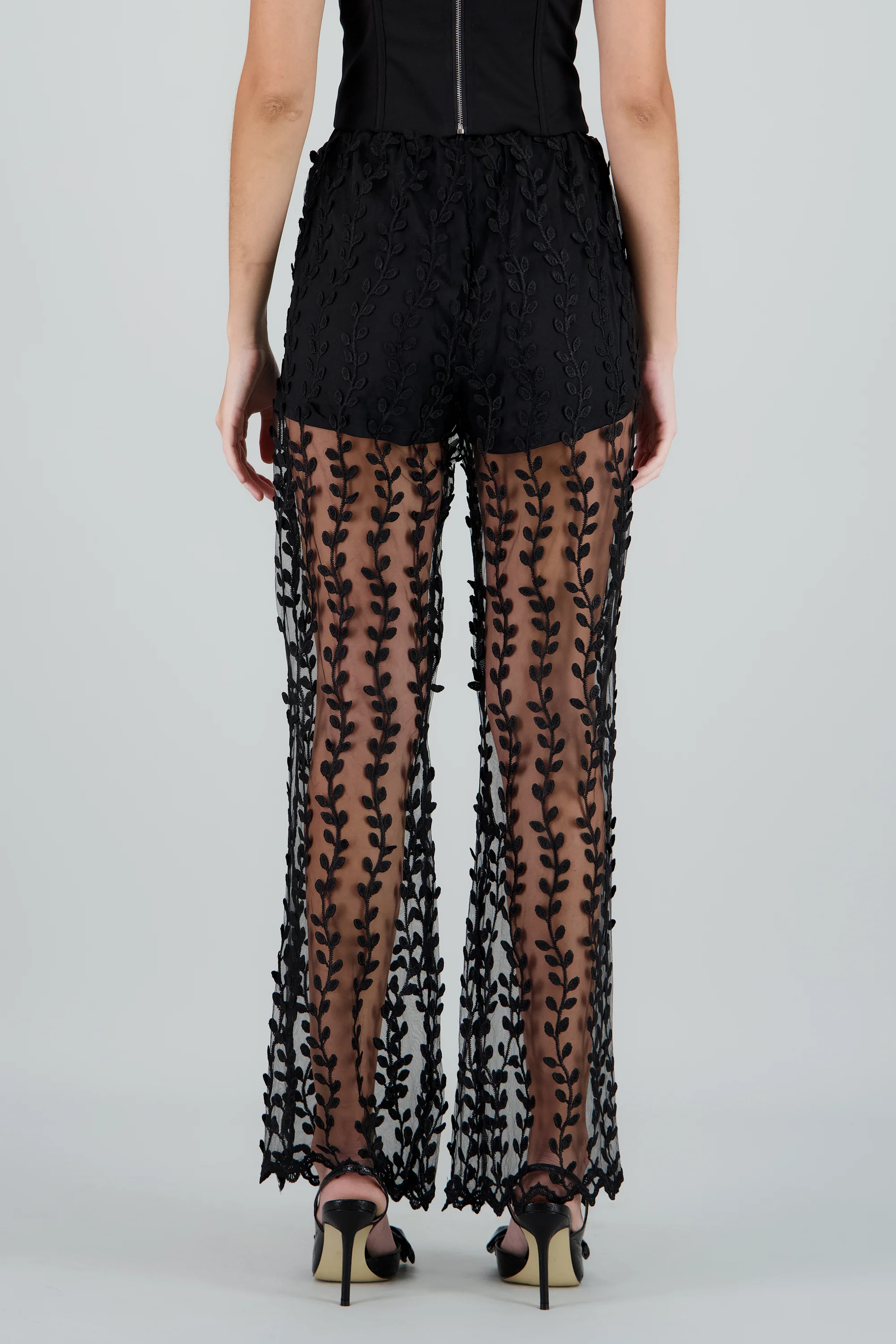 Pantalon transparencia con short - Image 4