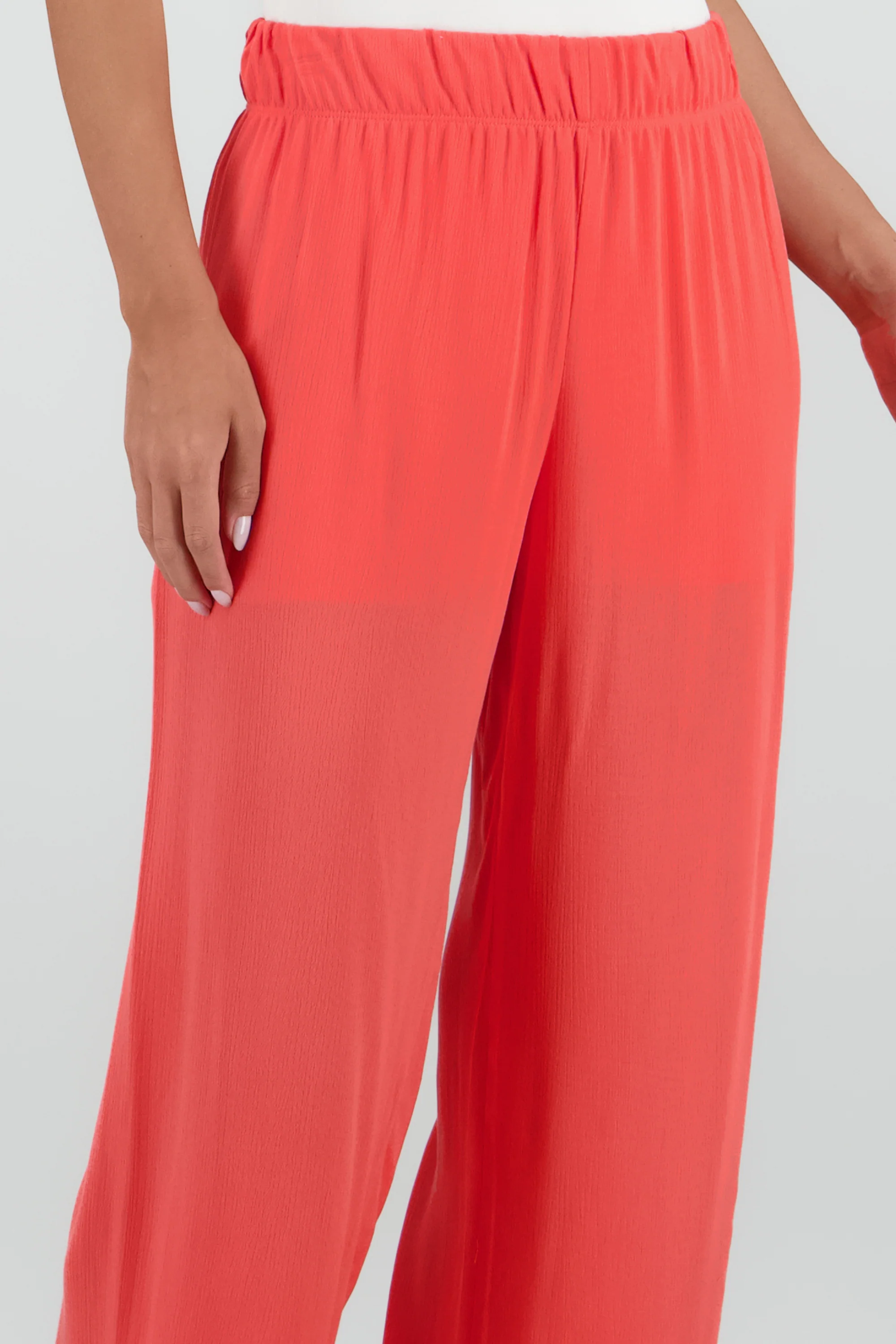 Pantalón Wide Leg Cintura Elástico - Image 5