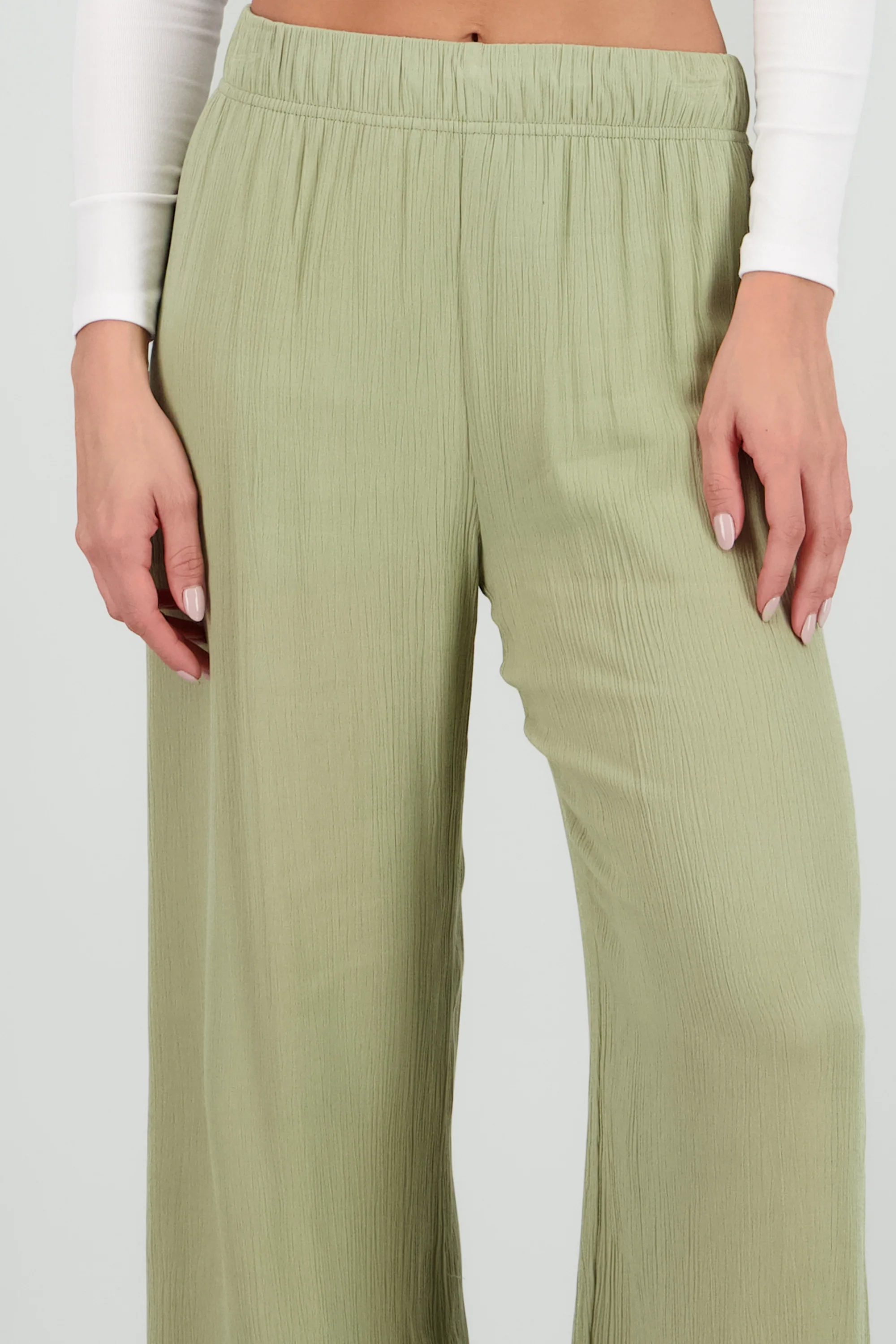 Pantalón Wide Leg Cintura Elástico - Image 5