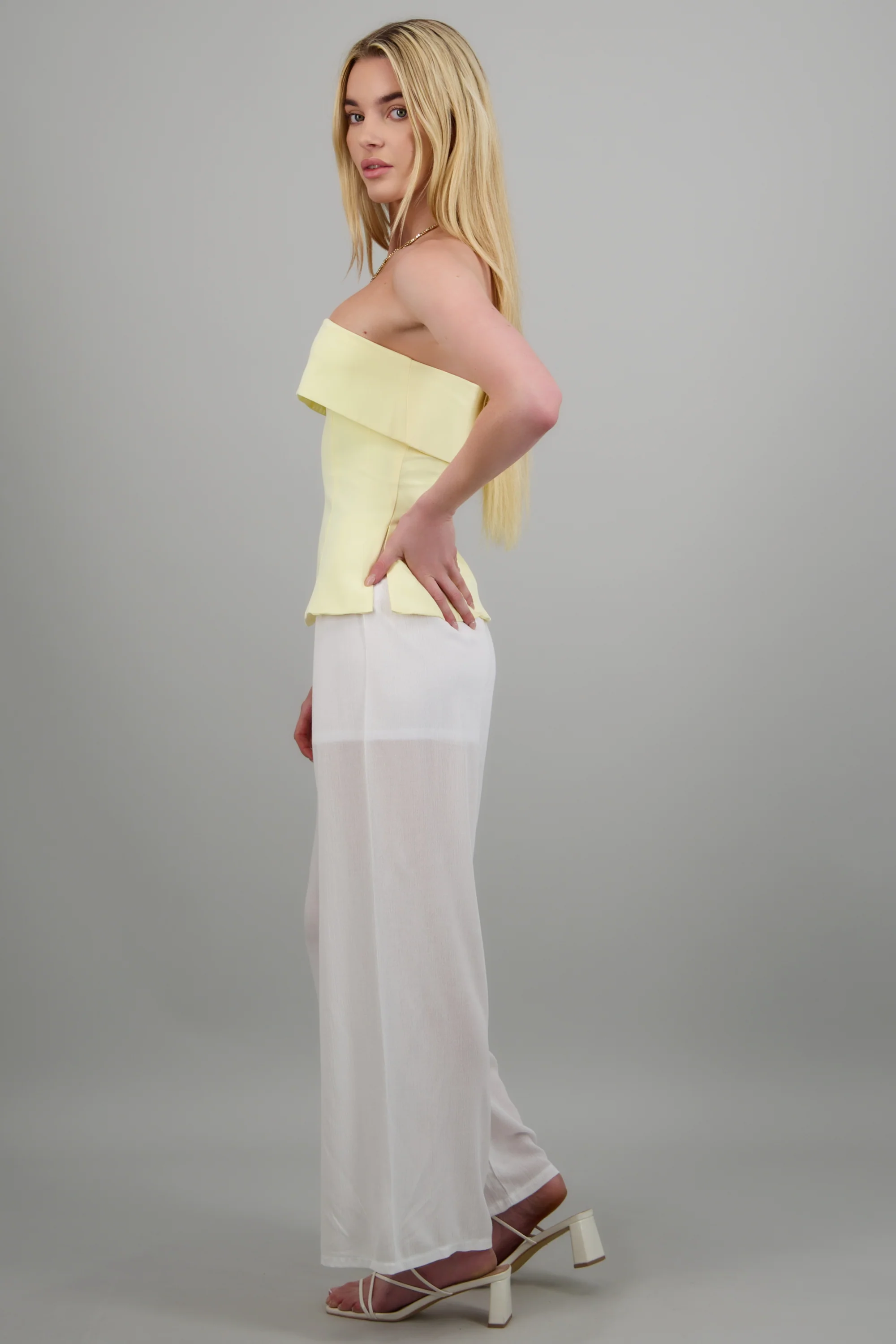 Pantalón Wide Leg Cintura Elástico - Image 2